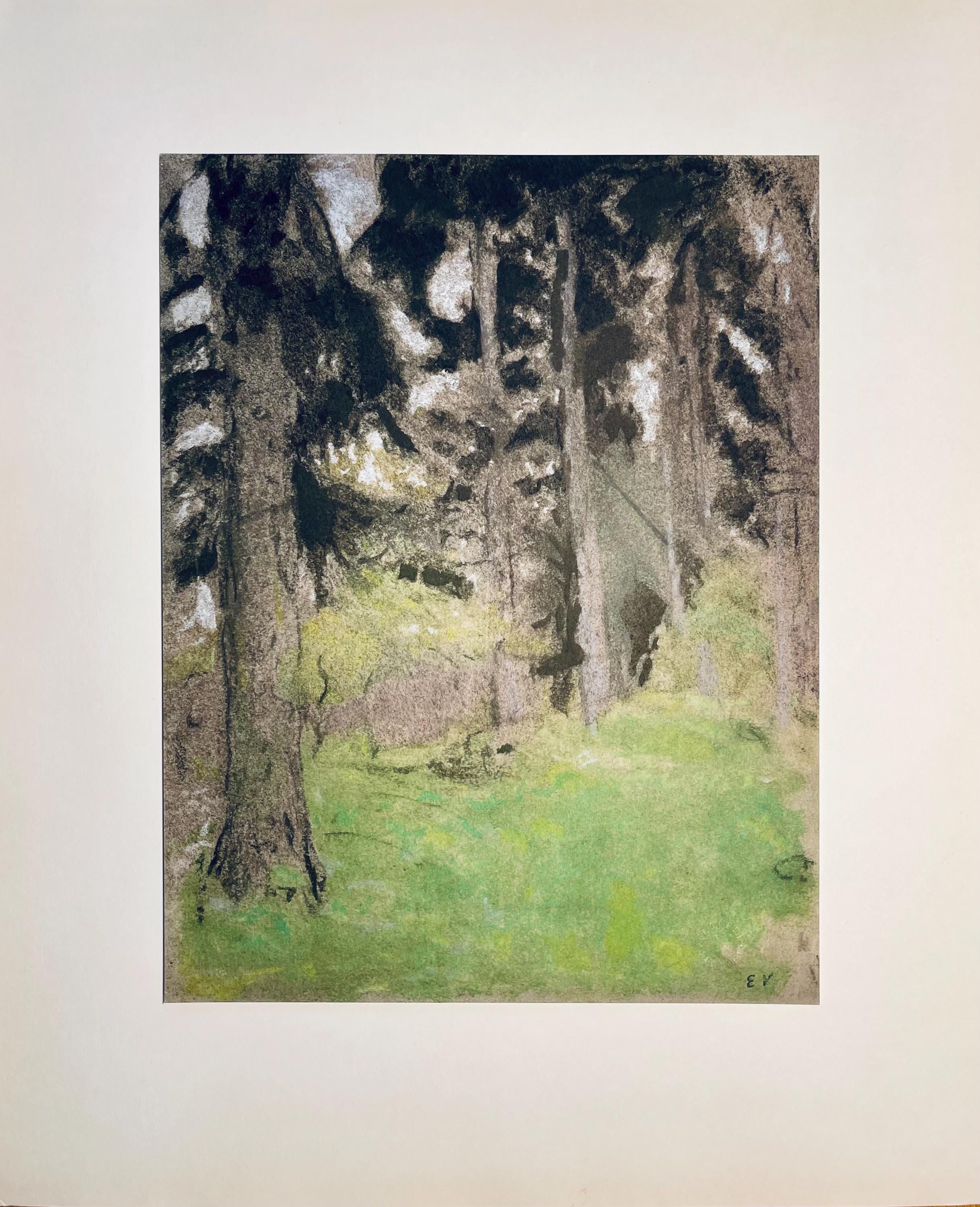 Édouard Vuillard, Composition, Vuillard, Douze Pastels, Limited Edition Lithograph