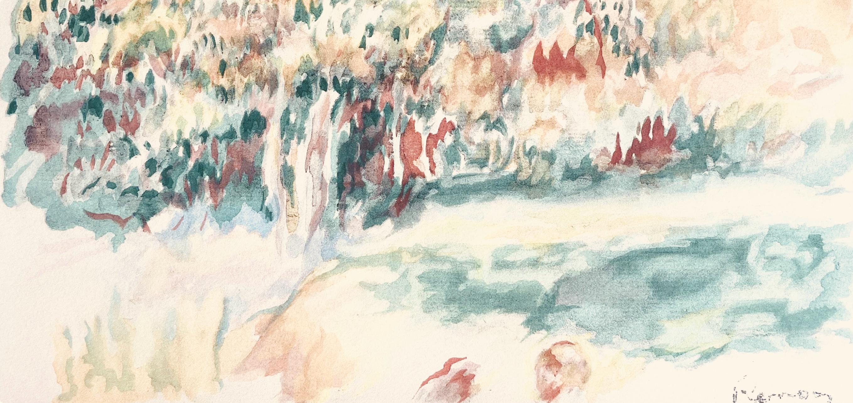 Pierre-Auguste Renoir, Composition, Seize Aquarelles et Sanguines de Renoir, Limited Edition Lithograph
