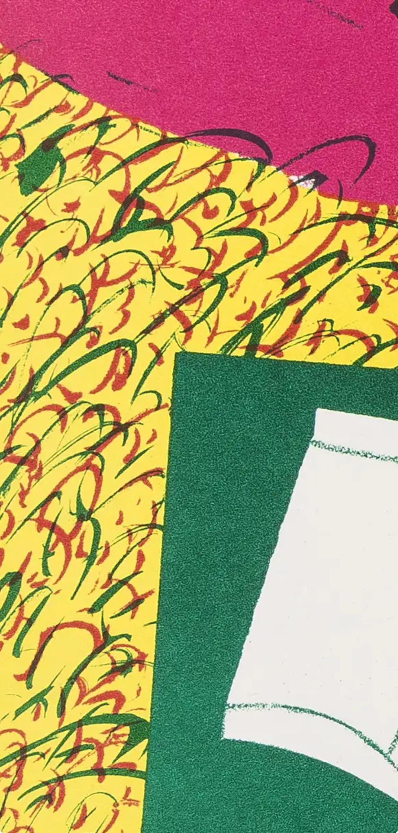 Hervé Télémaque, Composition, Suites nº8, Rencontres, Limited Edition Lithograph