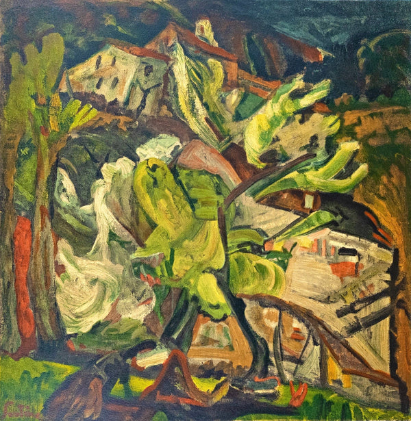 Chaïm Soutine, Paysage à Cagnes, Soutine, Collection Pierre Lévy, Limited Edition Lithograph