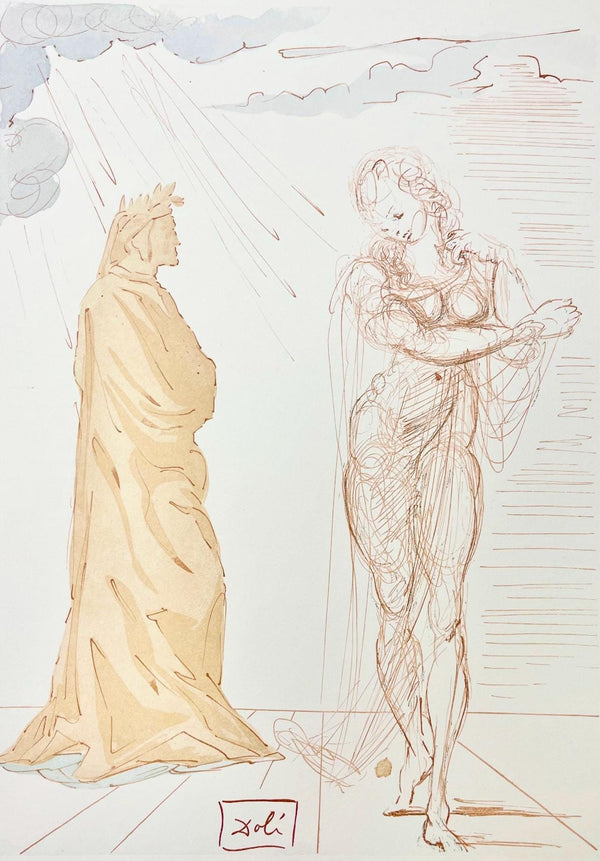 Salvador Dali, Hölle II (Field 189-200; Michler/Löpsinger 1039-1138), Die Göttliche Komödie, Signed, Limited Edition Woodcut