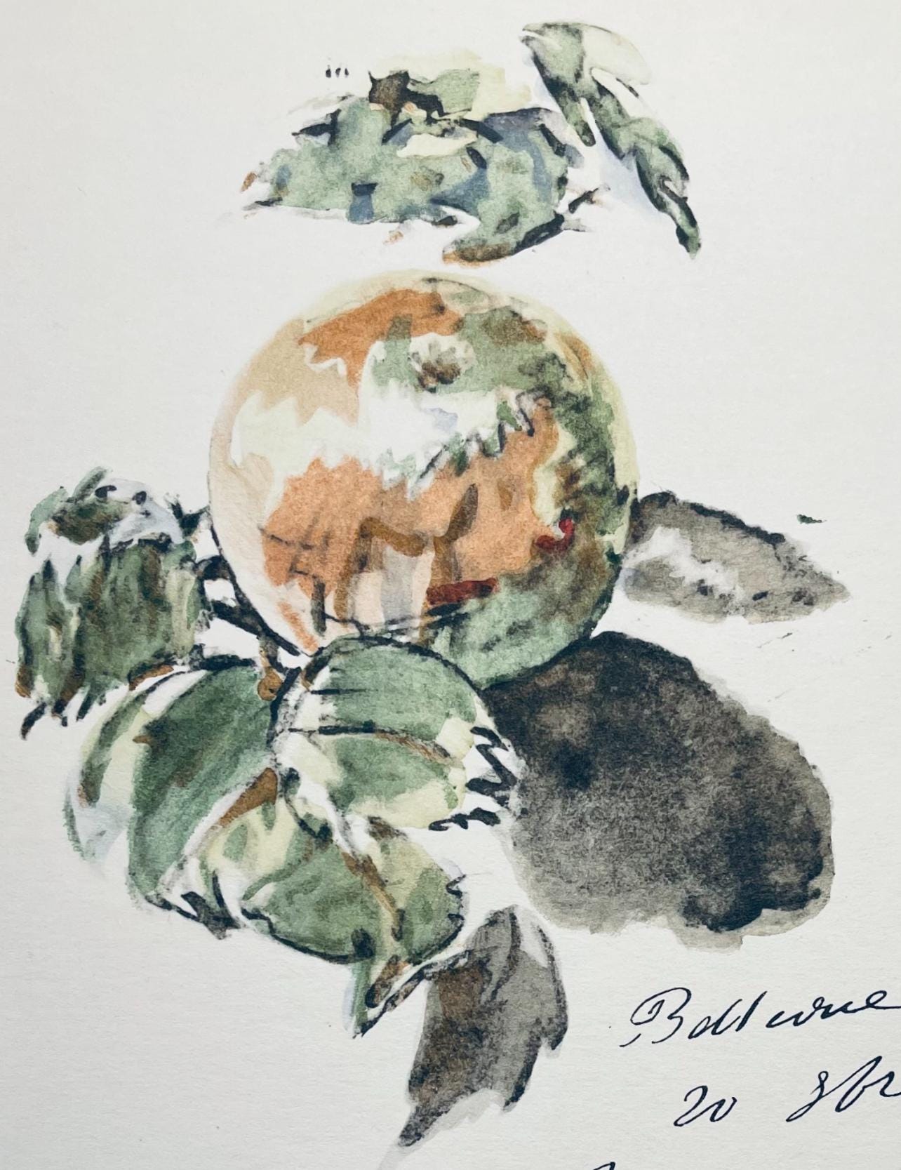 Édouard Manet, Composition, Édouard Manet, Letters with Aquarelles, Limited Edition Lithograph