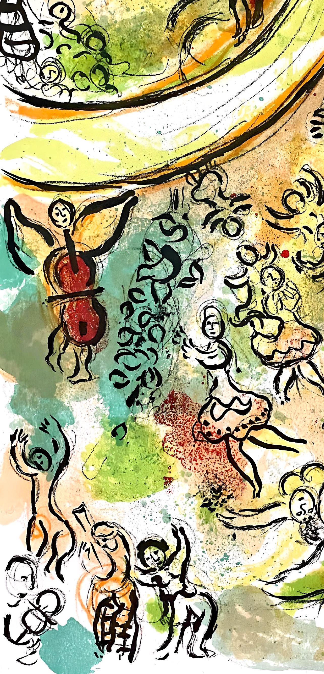 Marc Chagall, Composition (Cramer 61), Le Plafond de l'Opéra de Paris, Limited Edition Lithograph