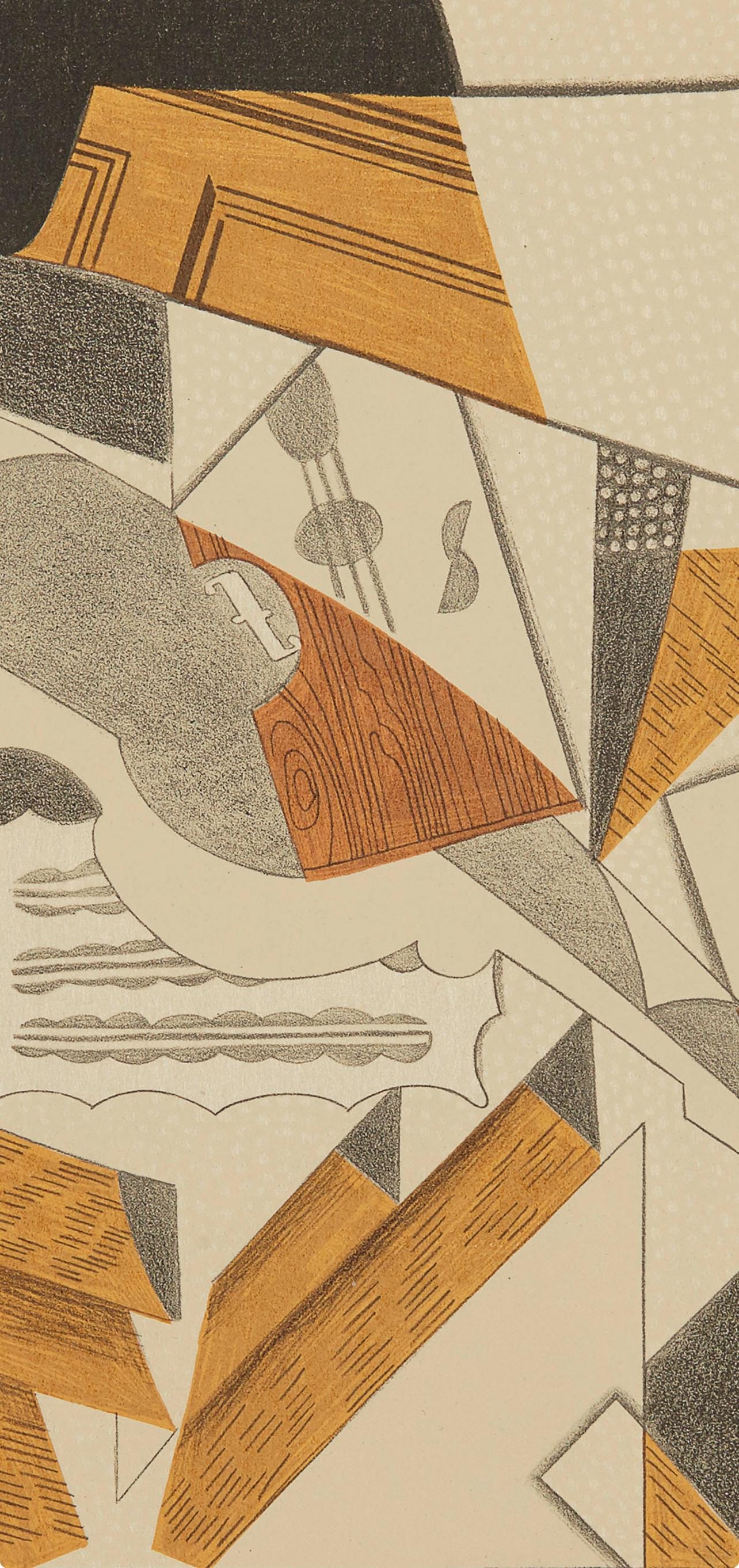 Juan Gris, Violon (Kahnweiler 1969), Au Soleil du Plafond, Limited Edition Lithograph