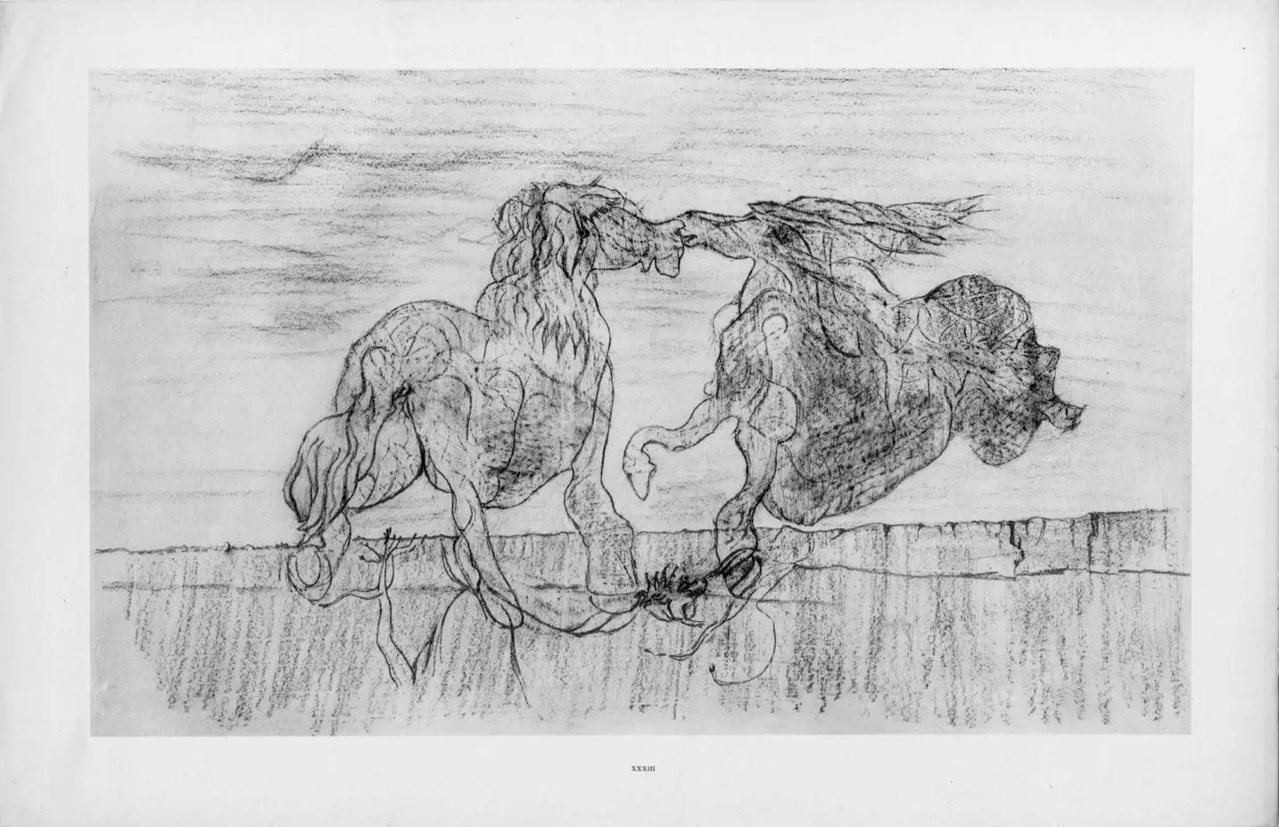 Max Ernst, Composition (Spies/Leppien 222), Histoire Naturelle, Limited Edition Lithograph