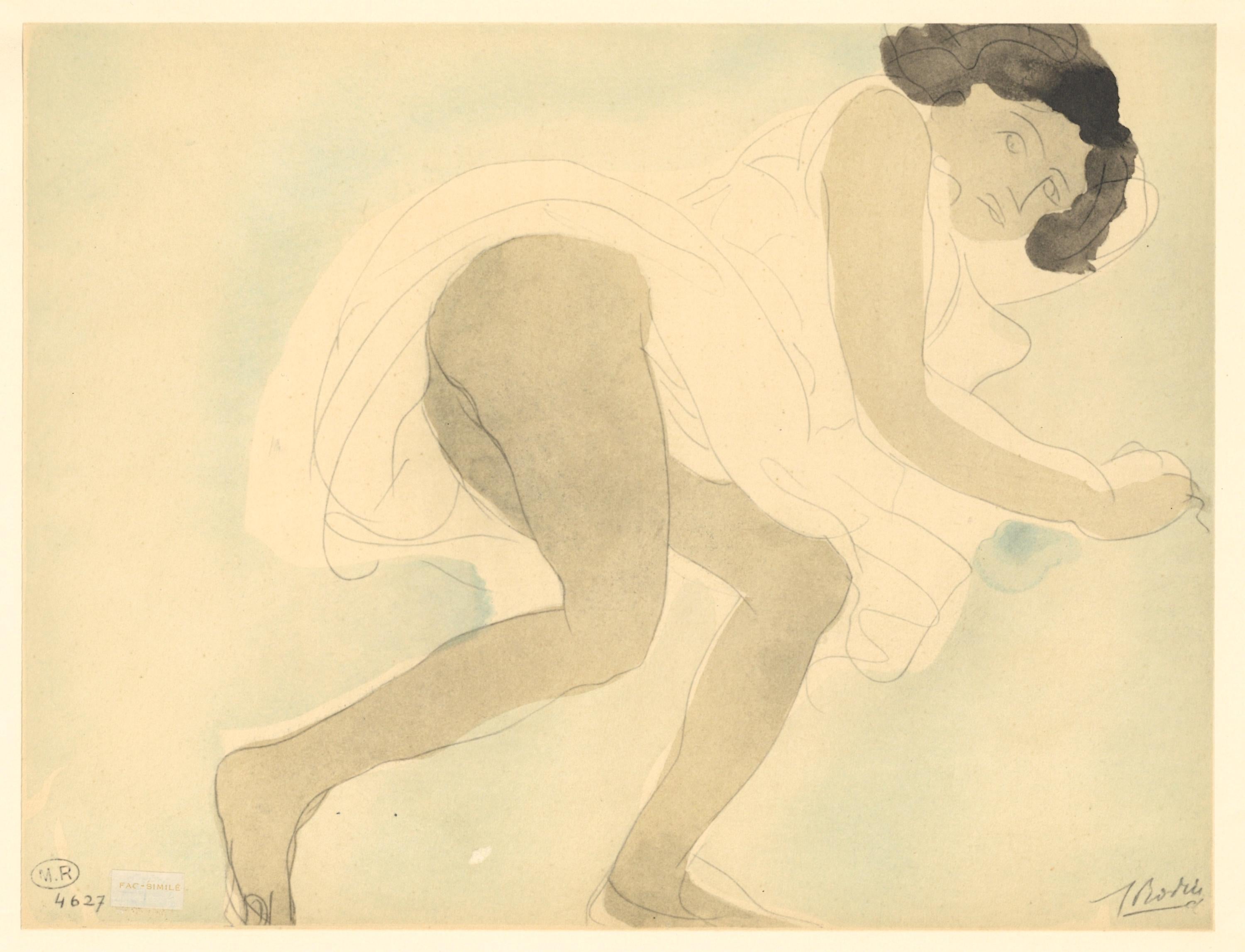 Auguste Rodin, Composition, La Varende, Rodin, Limited Edition Lithograph