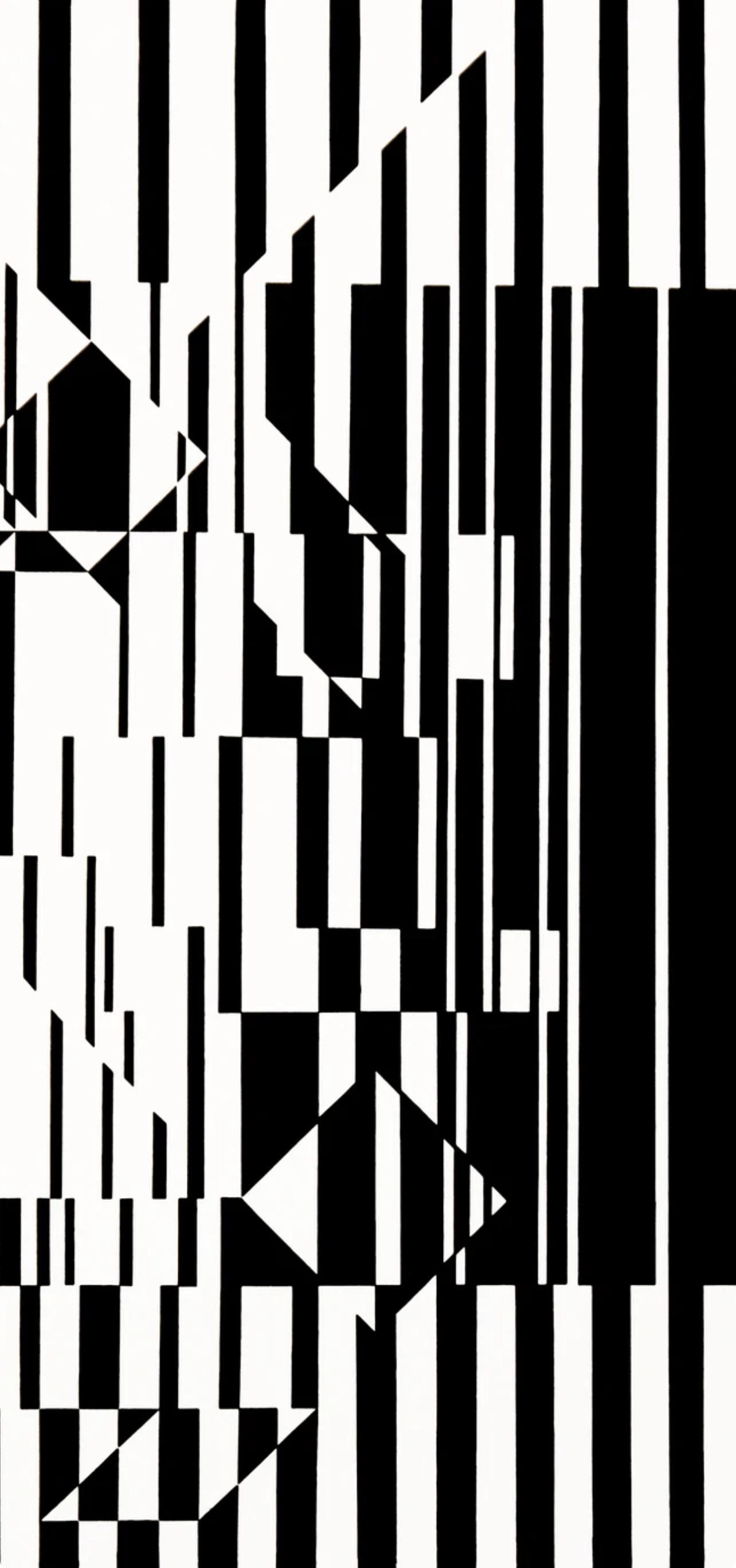 Victor Vasarely, Composition, Linéaires, Limited Edition Héliogravure