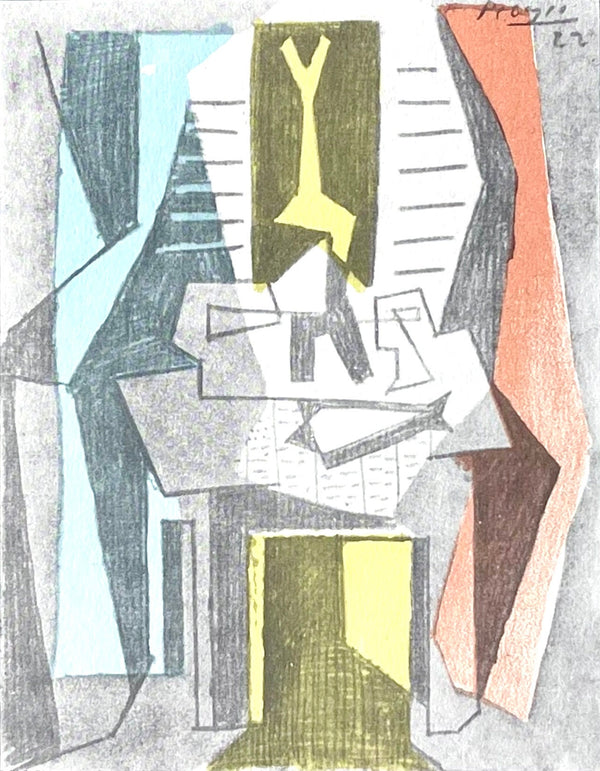 Pablo Picasso, Table before Window (Orozco 95), Picasso: Fifteen Drawings, Limited Edition Lithograph