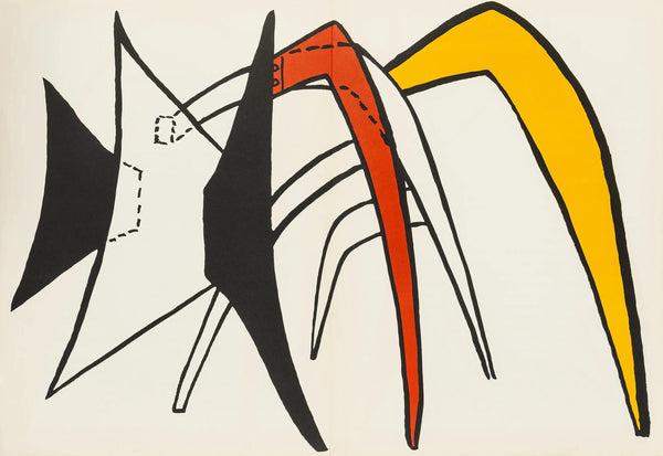 Alexander Calder, Composition, Derrière le miroir, Limited Edition Lithograph
