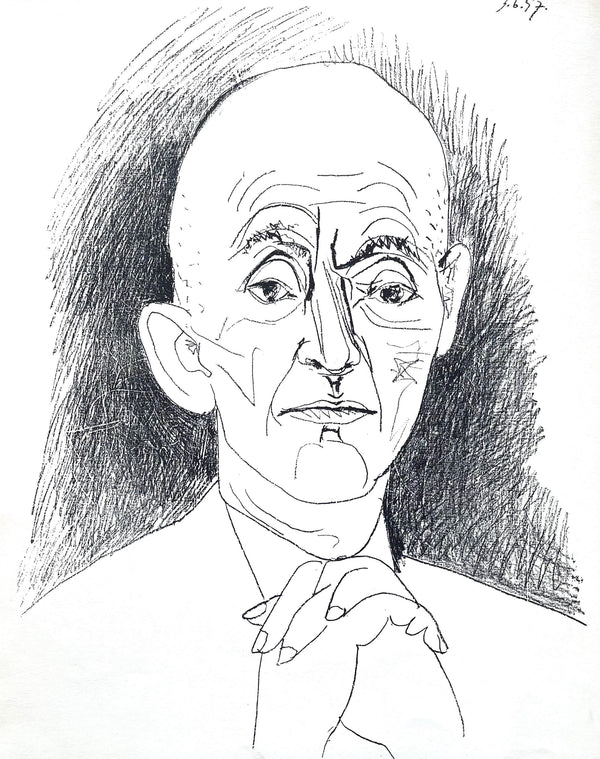 Pablo Picasso, Composition, Picasso Lithographs Since 1945, Cincinnati Art Museum, Limited Edition Lithograph