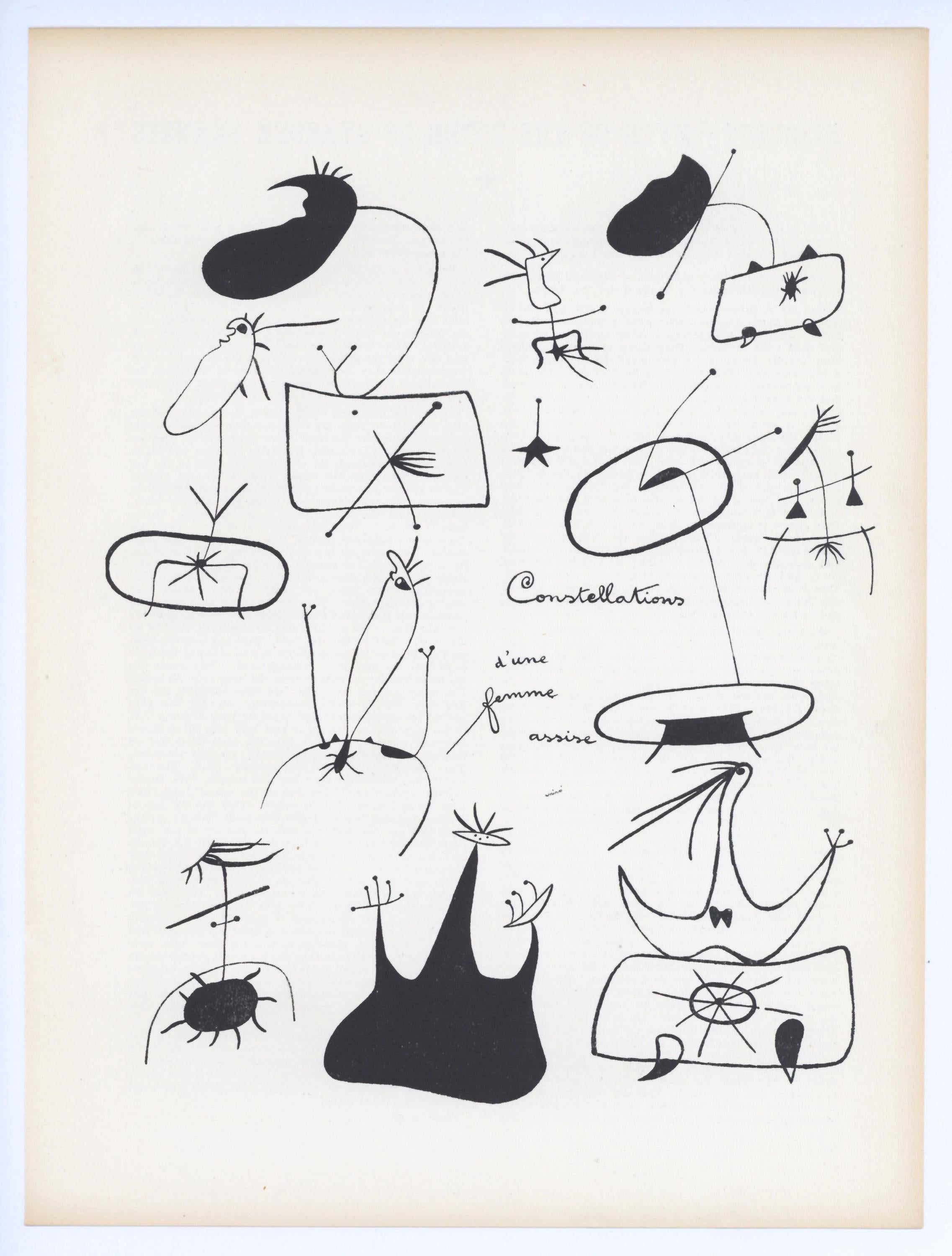 Joan Miró, Composition, XXe siècle, Limited Edition Lithograph