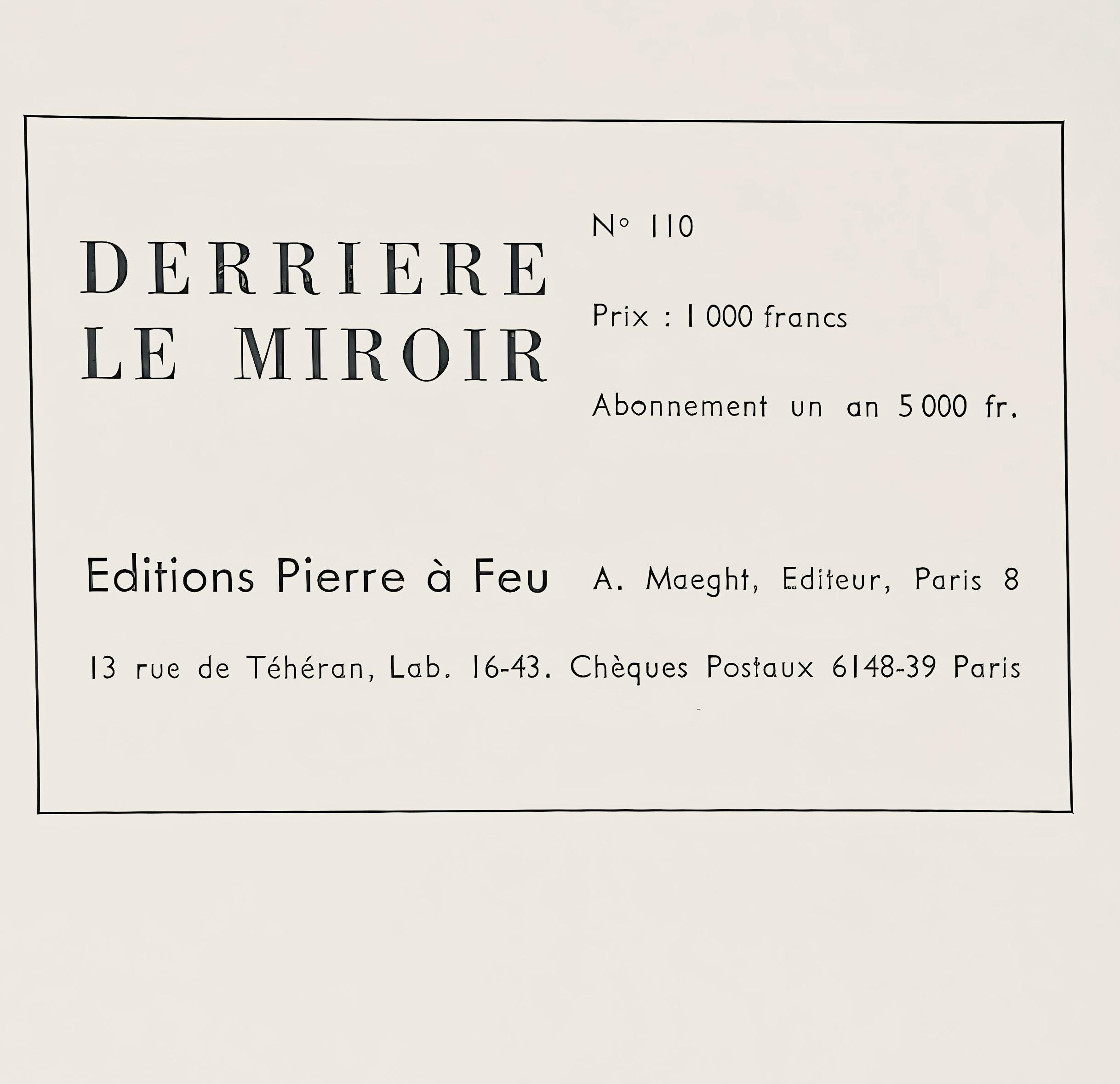 Ellsworth Kelly, Composition (Axsom, I-A), Derrière le miroir, Limited Edition Lithograph