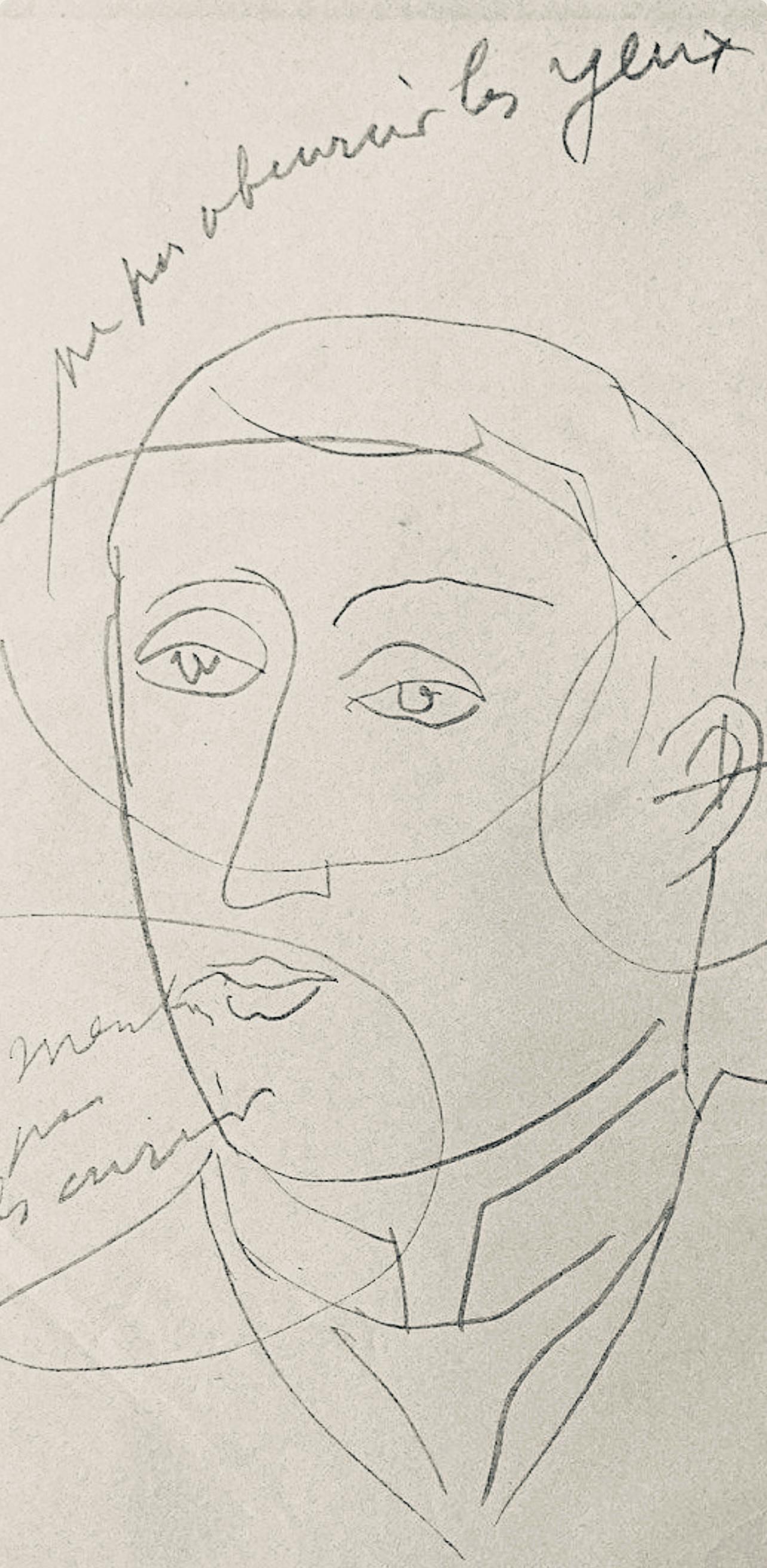 Henri Matisse, Composition, Dessins de Matisse, Hommage nº2, Limited Edition Lithograph