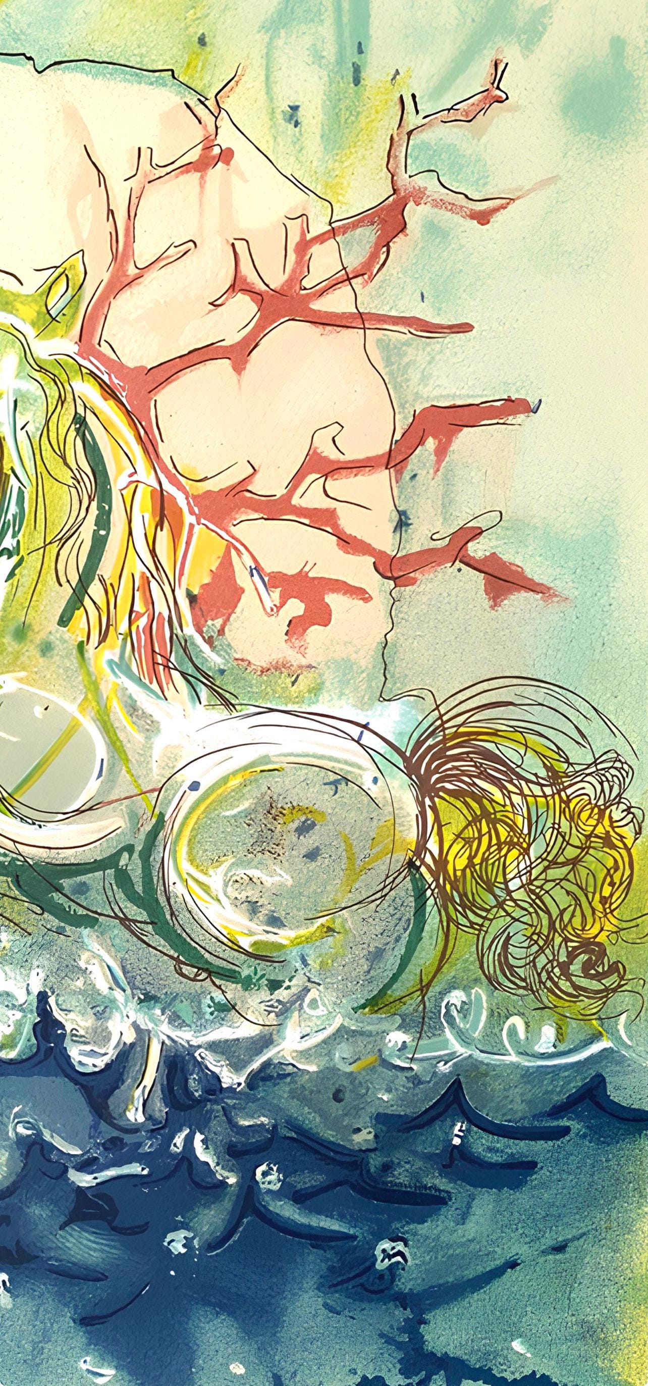 Salvador Dalí, Neptune, Les Chevaux de Dalí, Limited Edition Lithograph