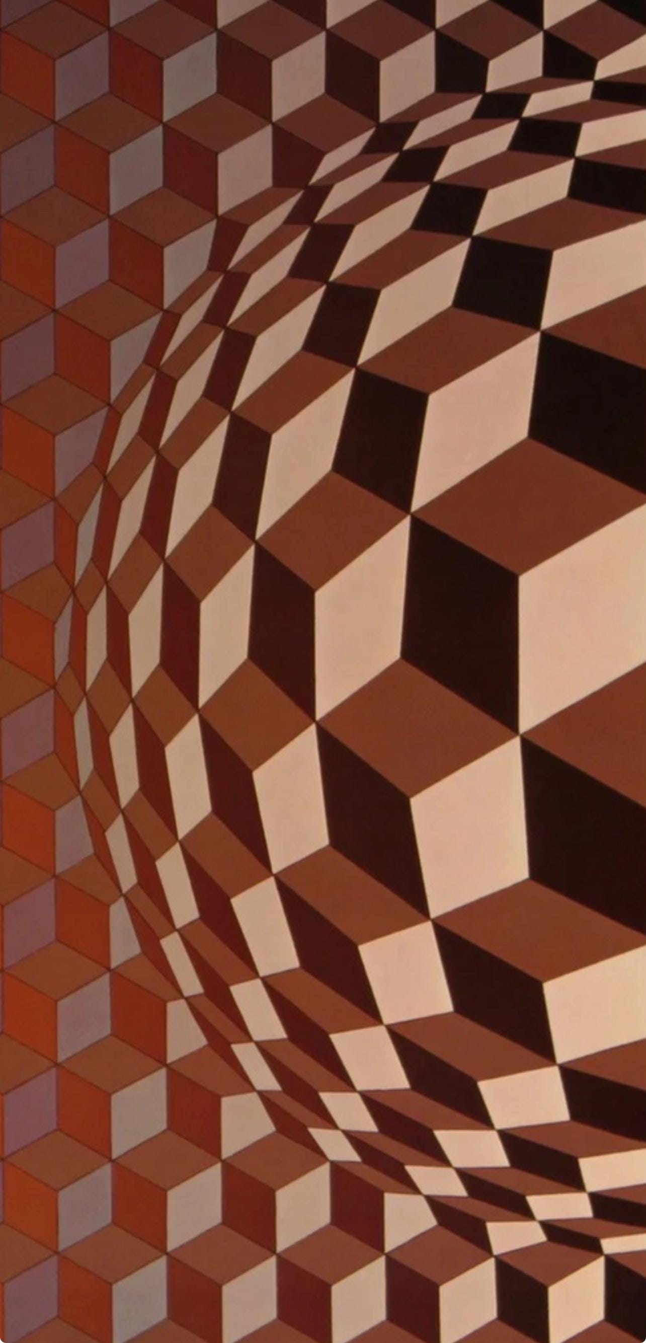 Victor Vasarely, Composition, CTA 102, Limited Edition Héliogravure