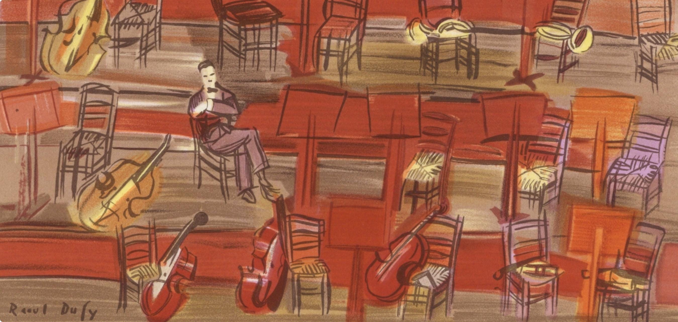 Raoul Dufy, L'Entracte, Lettre à mon peintre Raoul Dufy, Limited Edition Lithograph
