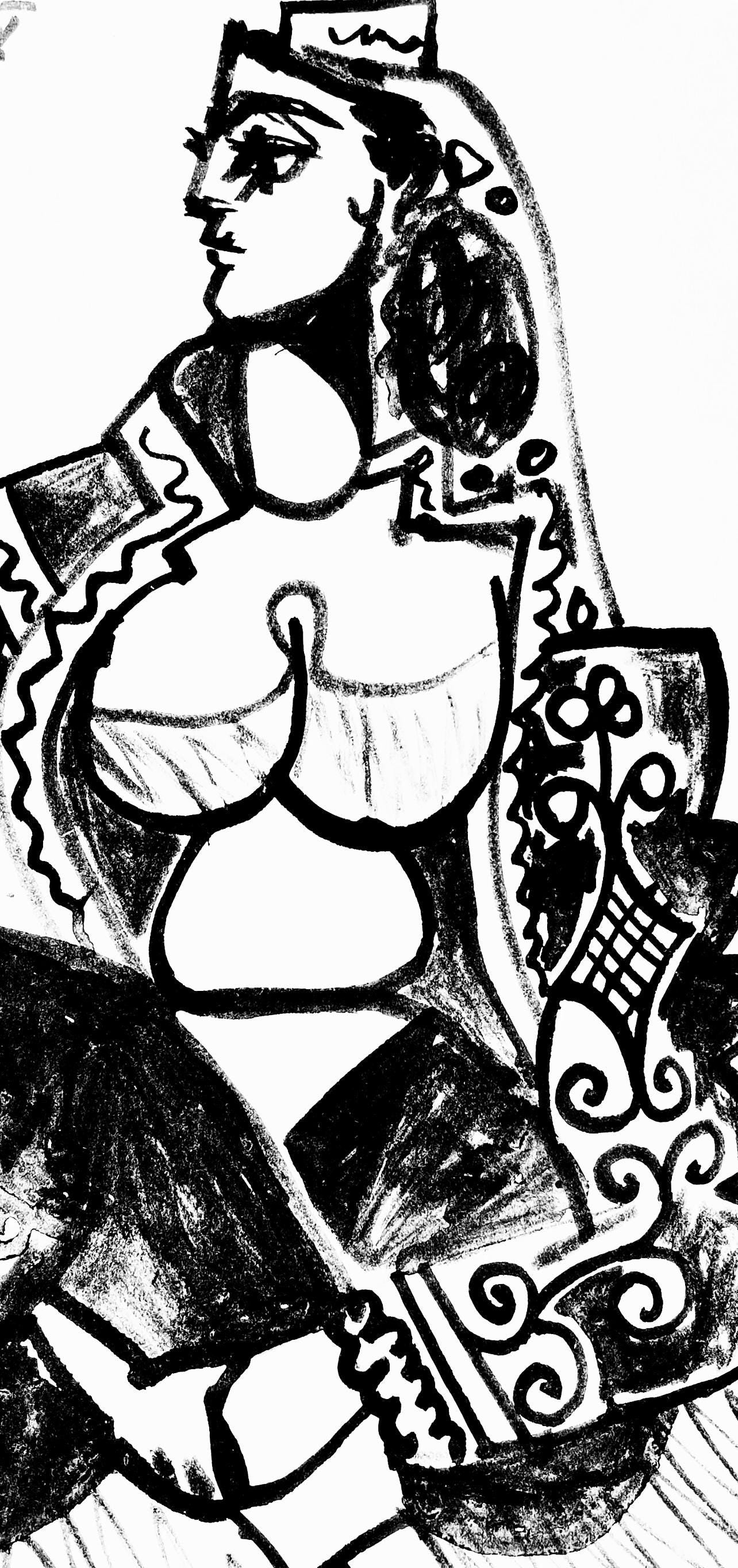 Pablo Picasso, Composition (Cramer 101), Carnet de la Californie, Limited Edition Lithograph