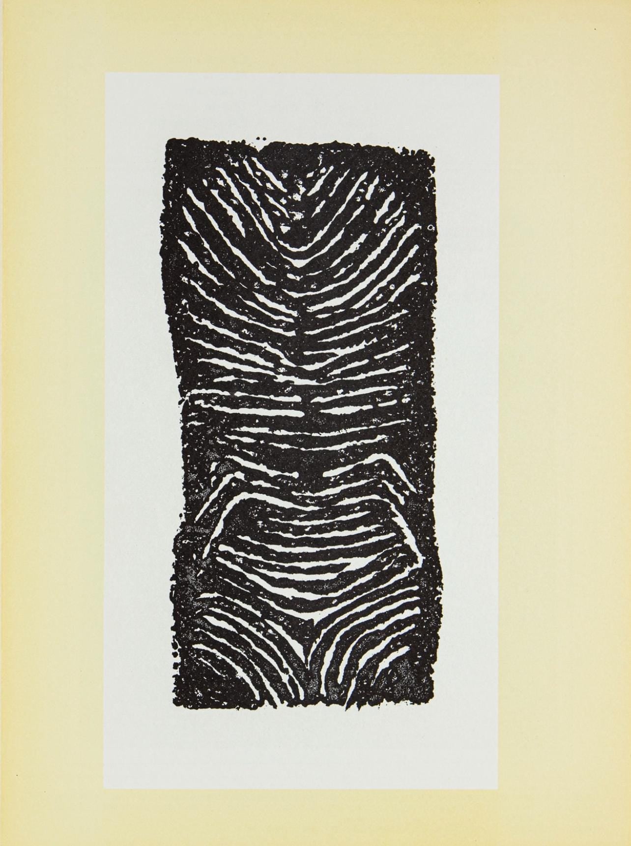 Raoul Ubac, Composition, Derrière le miroir, Limited Edition Lithograph