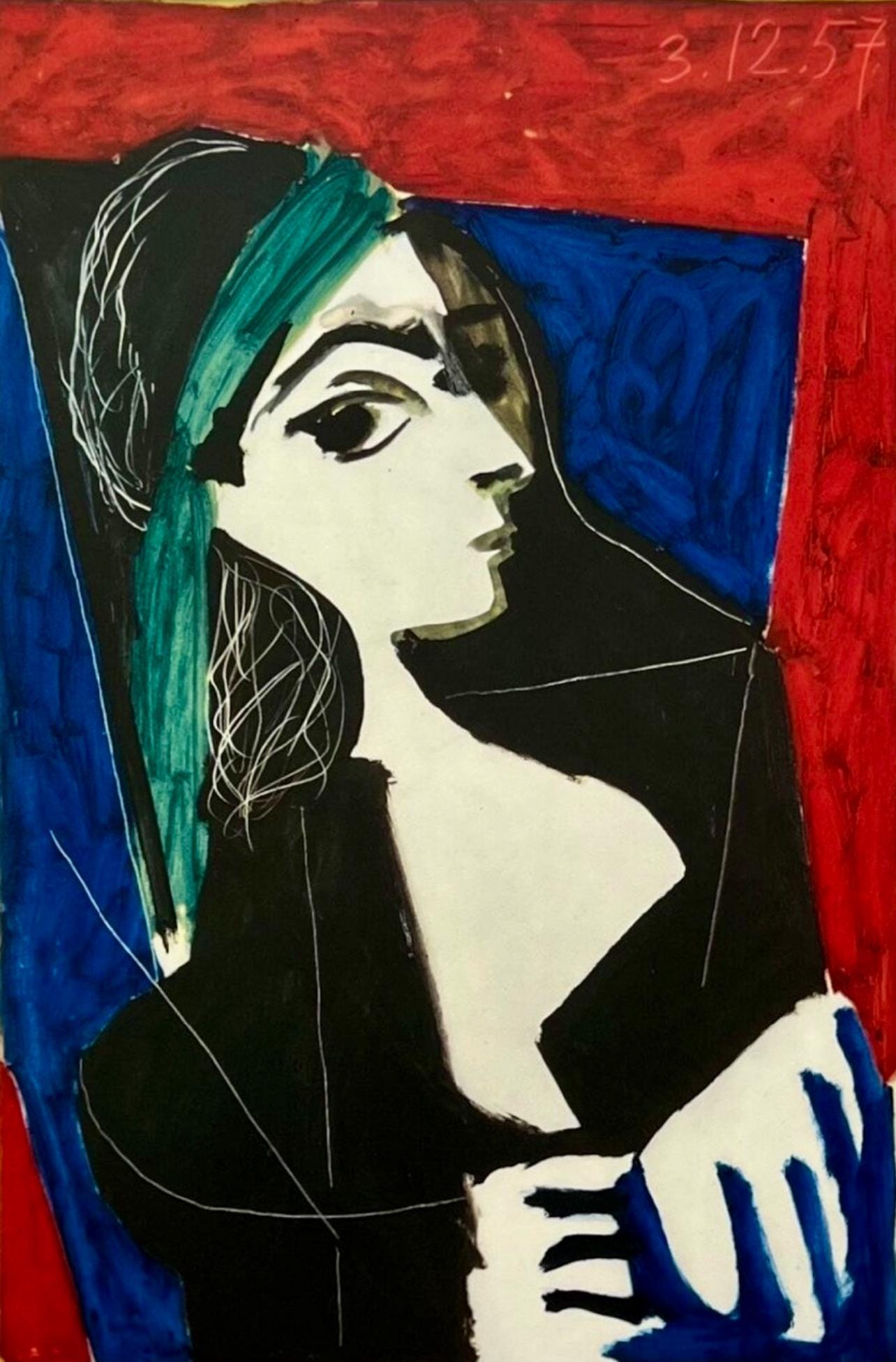 Pablo Picasso, Jacqueline, Original Edition Lithograph