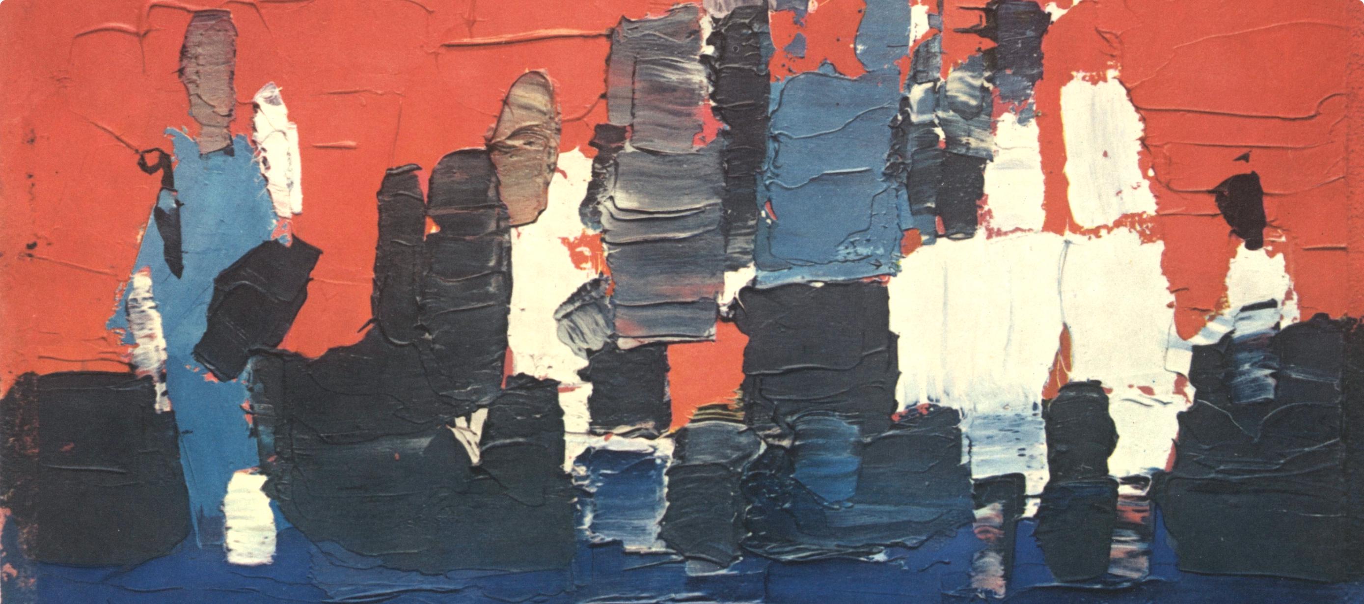 Nicolas de Staël, Composition, Nicolas de Staël, Peintres d'aujourd'hui, Limited Edition Lithograph