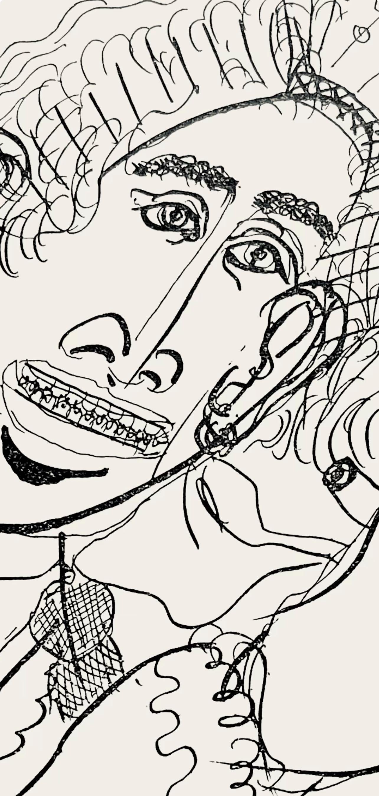 Marc Chagall, Composition, Suite Provinciale avec 92 dessins inédits de Marc Chagall, Limited Edition Lithograph