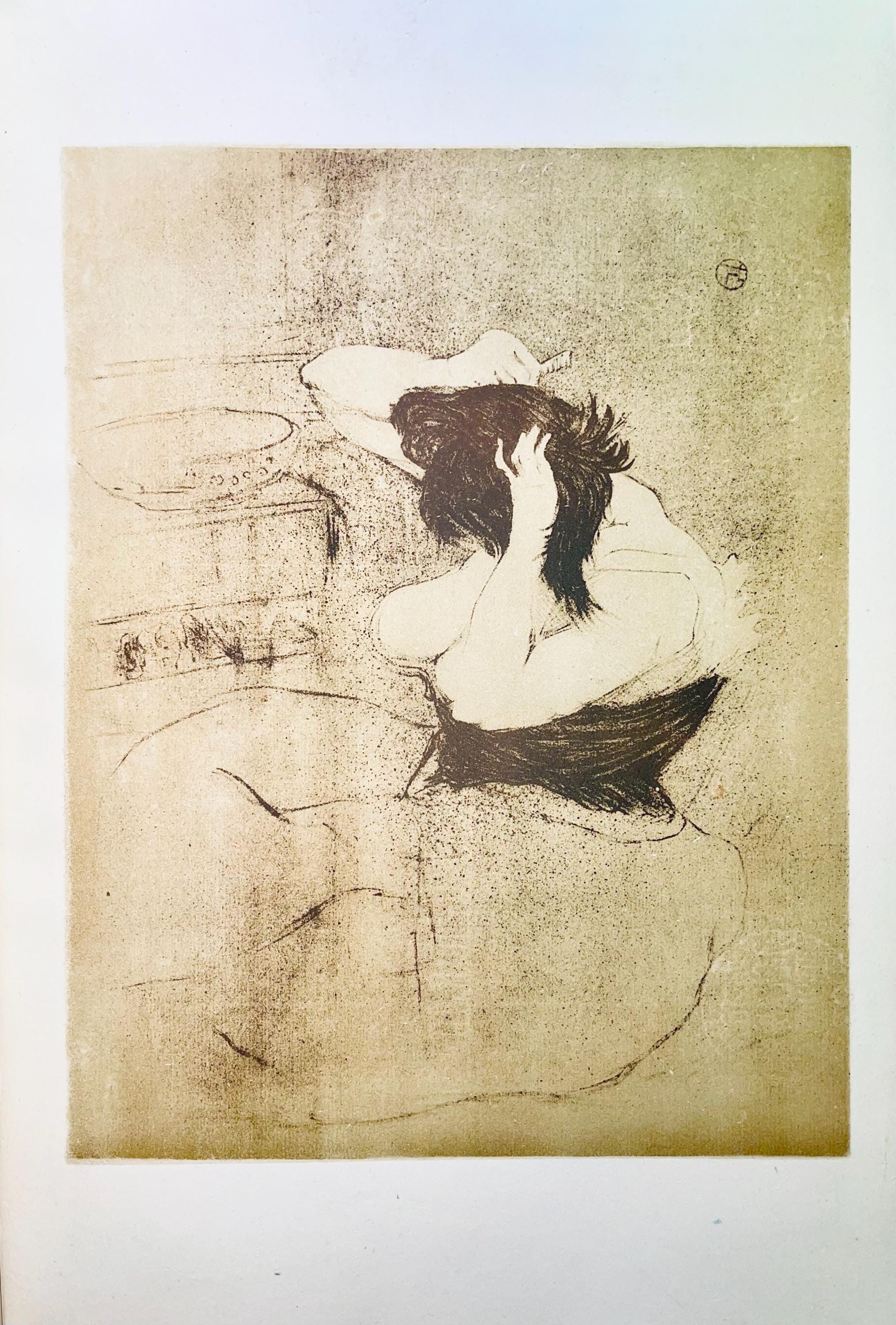 Henri de Toulouse-Lautrec, Composition, Images de Lautrec, 21 Planches en Couleurs, Collezione dell'Obelisco, Limited Edition Lithograph