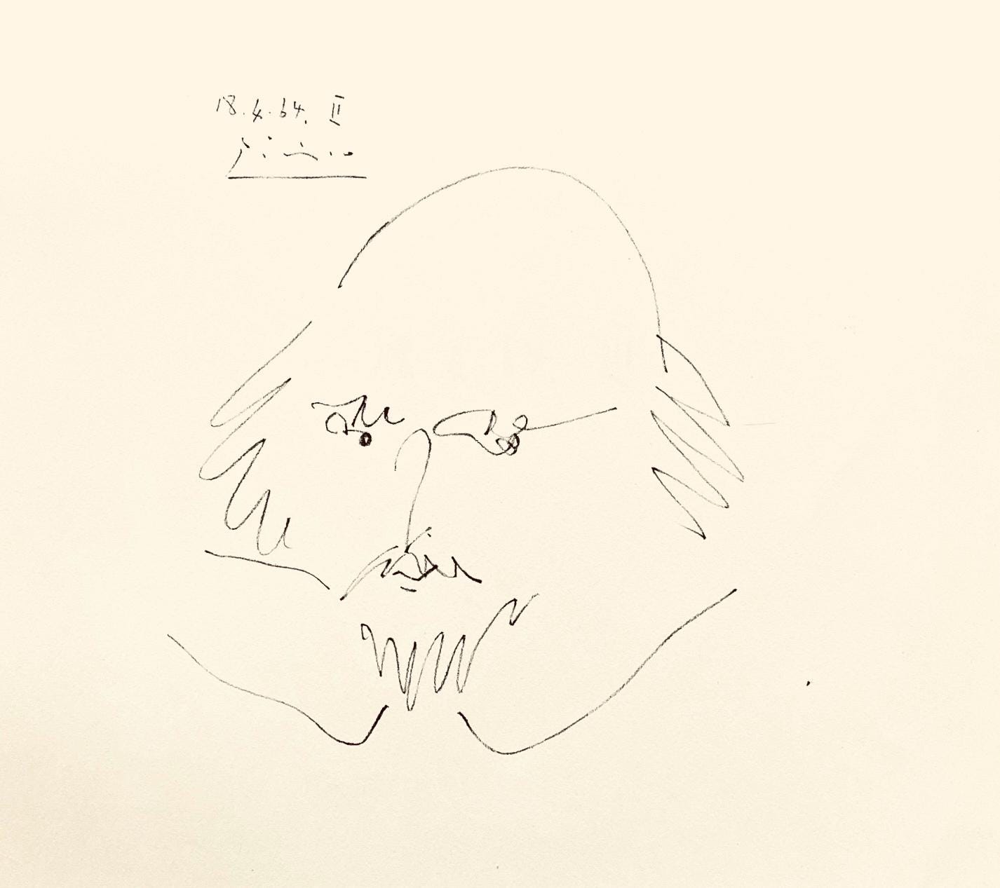 Pablo Picasso, Shakespeare XI (Bloch 1197), Picasso-Aragon Shakespeare, Limited Edition Lithograph