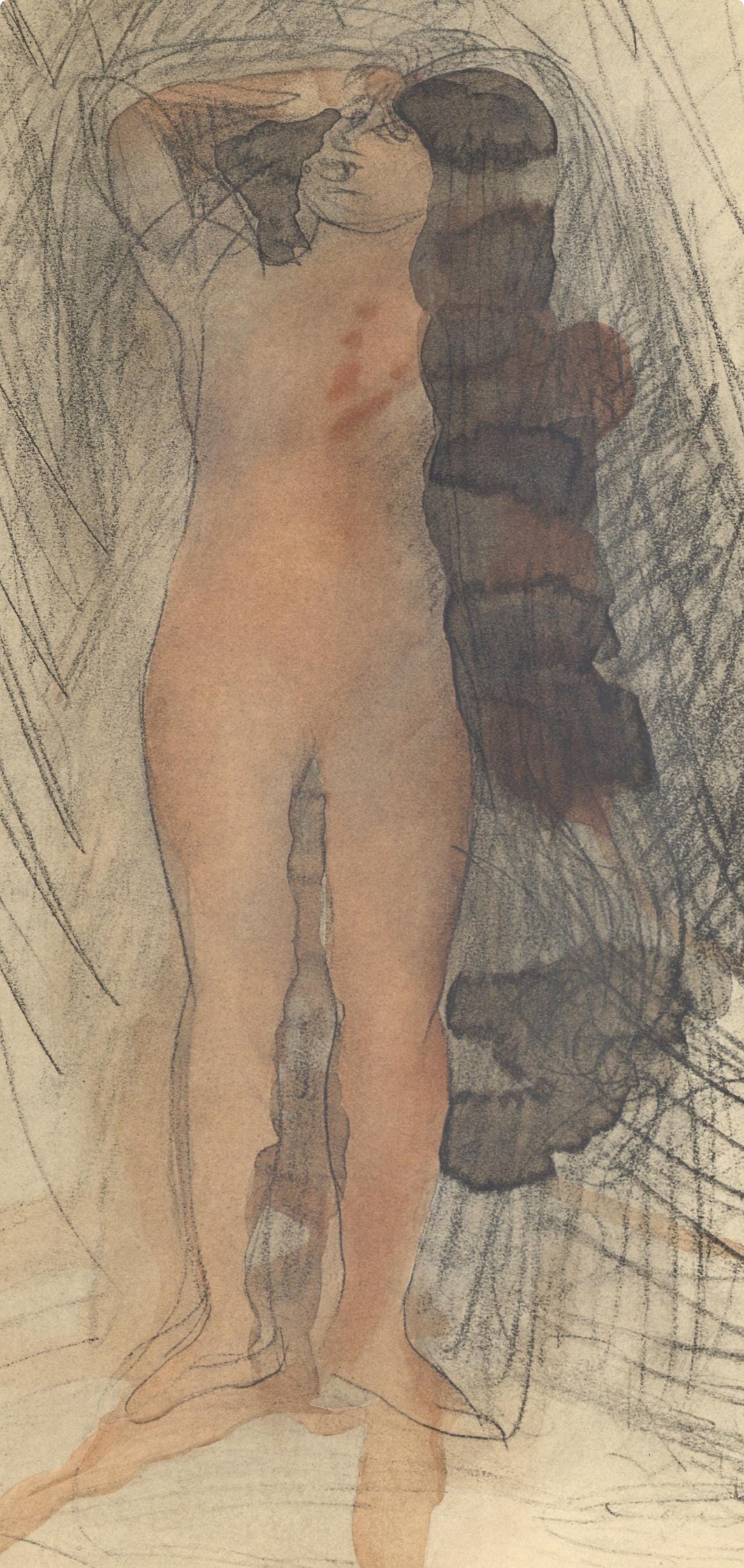 Auguste Rodin, Composition, La Varende, Rodin, Limited Edition Lithograph