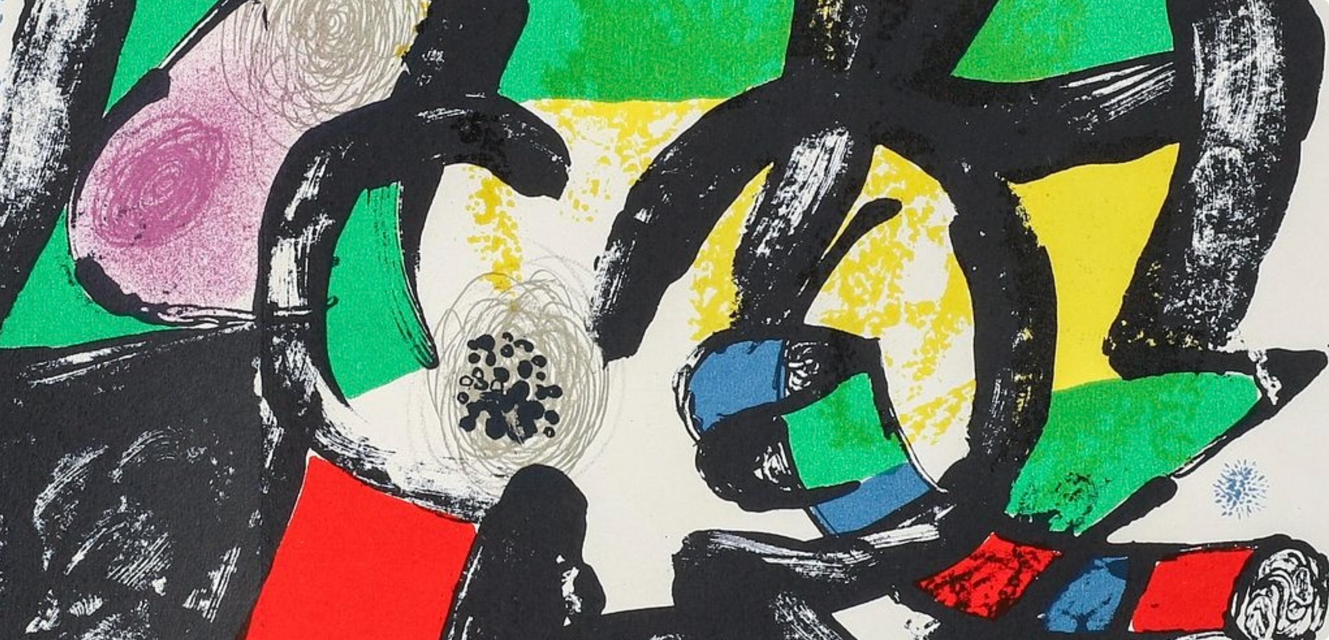 Joan Miró, Composition, XXe siècle, Limited Edition Lithograph