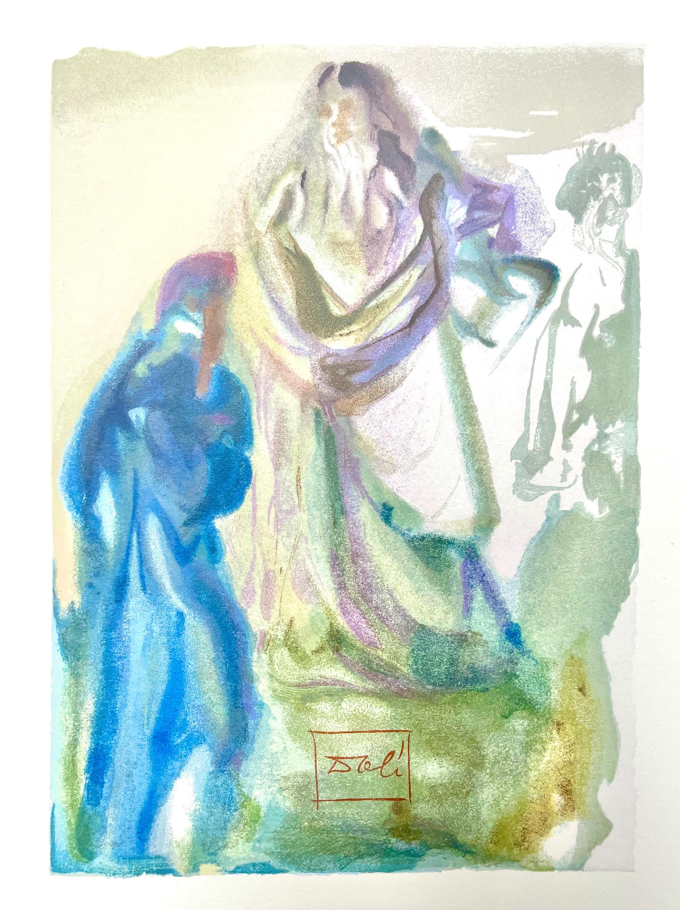 Salvador Dali, Paradies XXIX (Field 189-200; Michler/Löpsinger 1039-1138), Die Göttliche Komödie, Signed, Limited Edition Woodcut