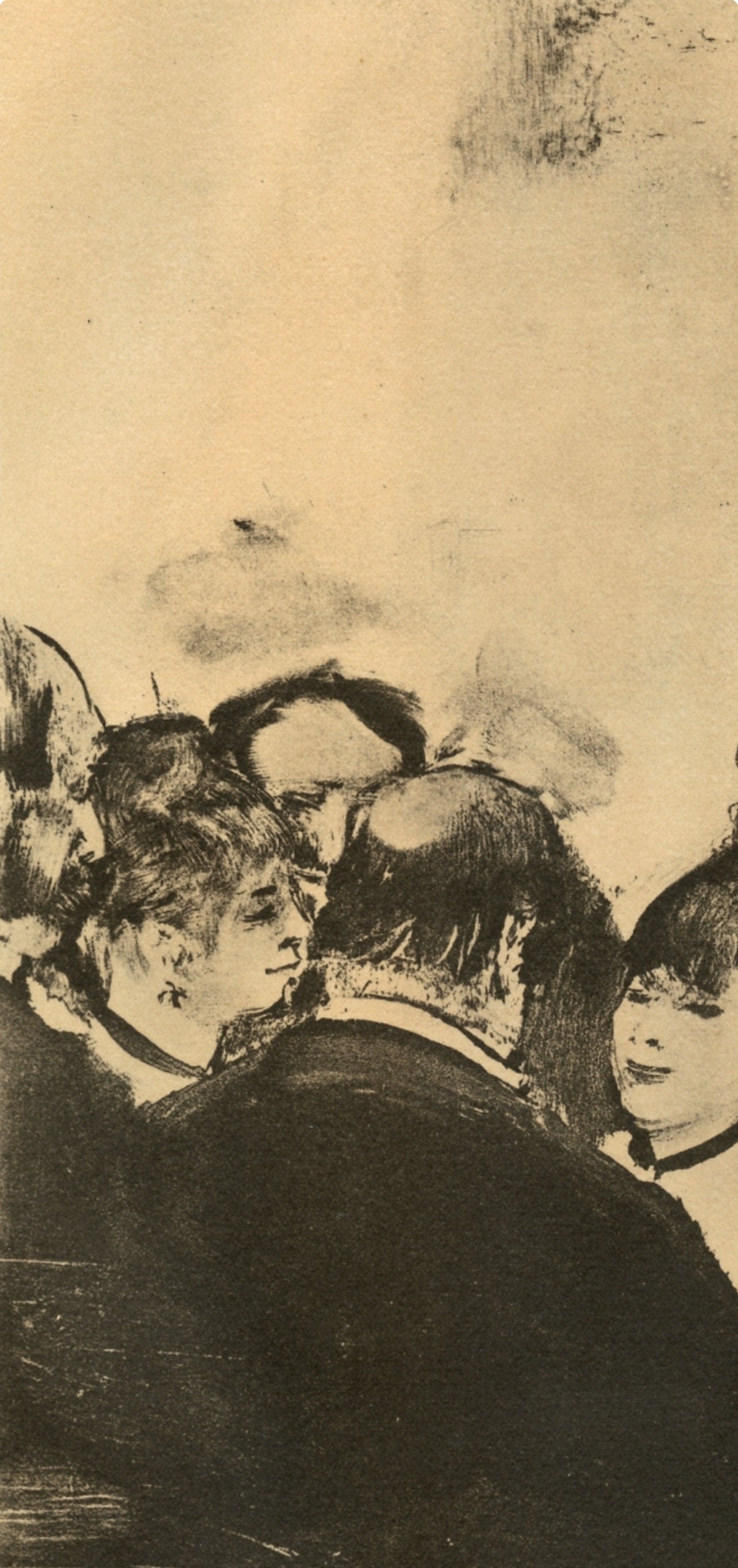 Edgar Degas, Famille Cardinal, E. Degas Monotypes, Limited Edition Monotype
