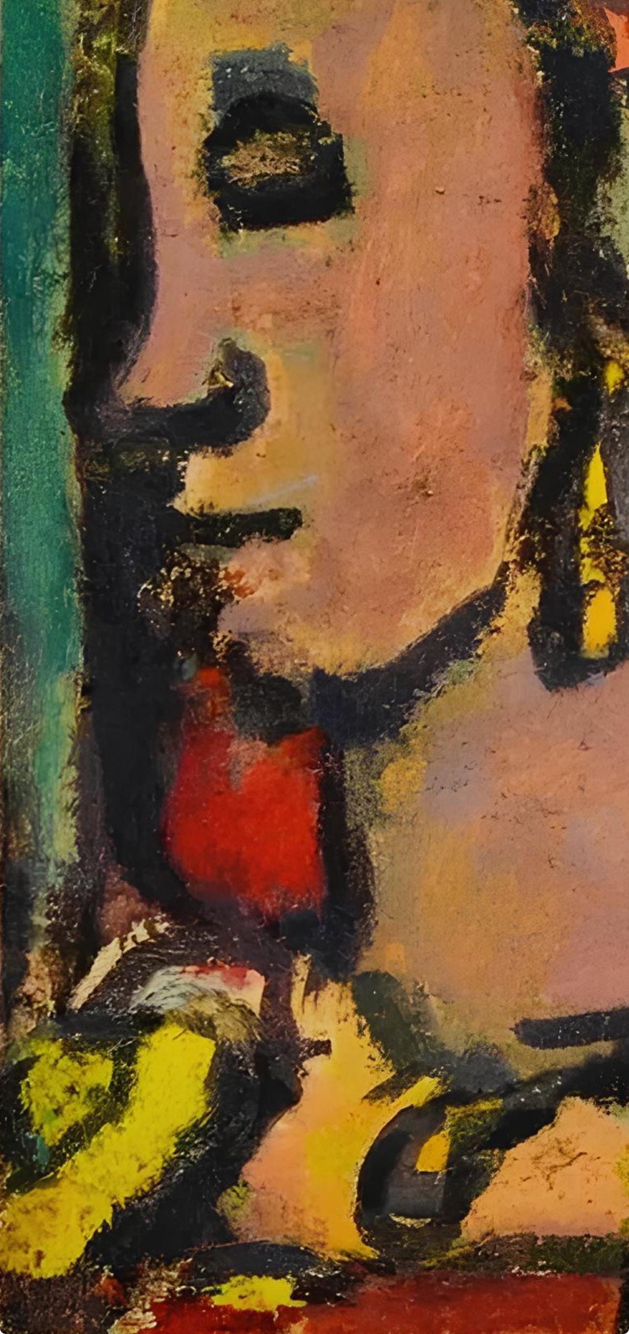 Georges Rouault, Composition, Visages, dix études de l'Atelier reproduites en fac-similés, Limited Edition Lithograph