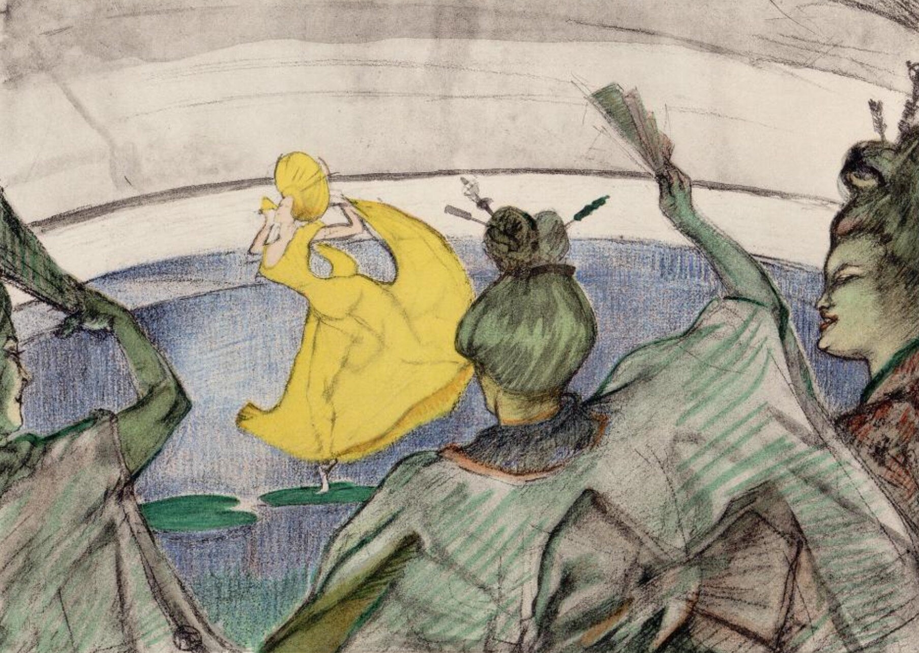 Henri de Toulouse-Lautrec, Ballets, fantaisie, The Circus by Toulouse-Lautrec, Limited Edition Lithograph