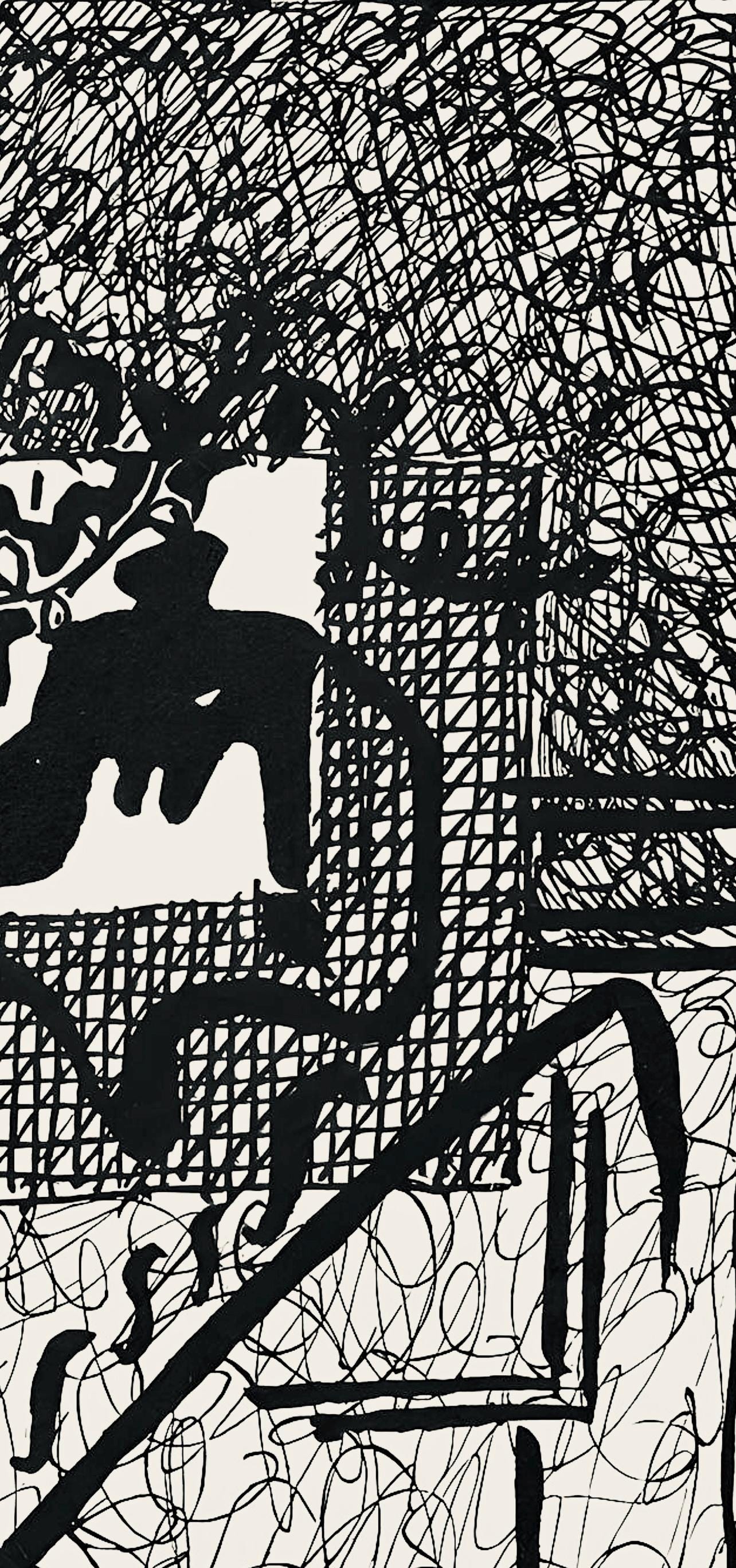 Pablo Picasso, Composition (Monod 10485), Hélène chez Archive de Illustrations de Pablo Picasso, Limited Edition Woodcut