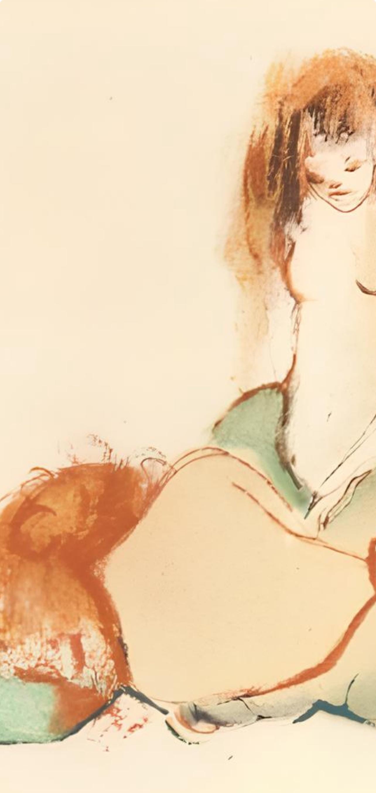Léonor Fini, Composition, Parallèlement, Limited Edition Lithograph