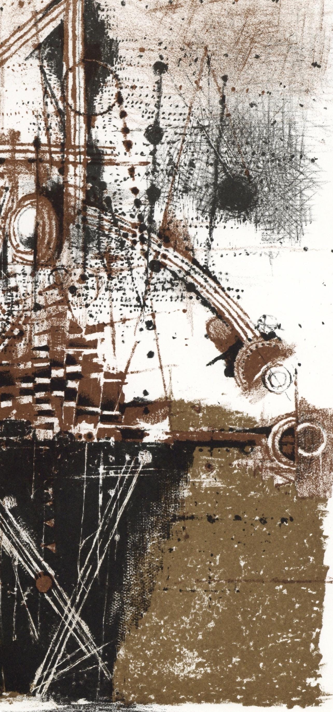 Johnny Friedlaender, Composition, XXe siècle, Limited Edition Lithograph