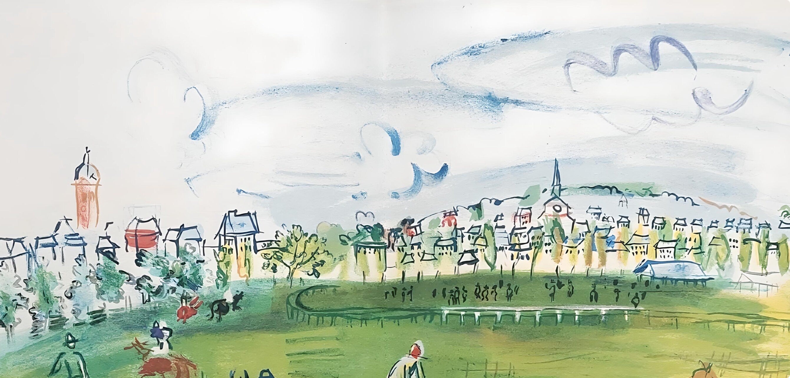 Raoul Dufy, Composition, Les Côtes Normandes, Limited Edition Lithograph
