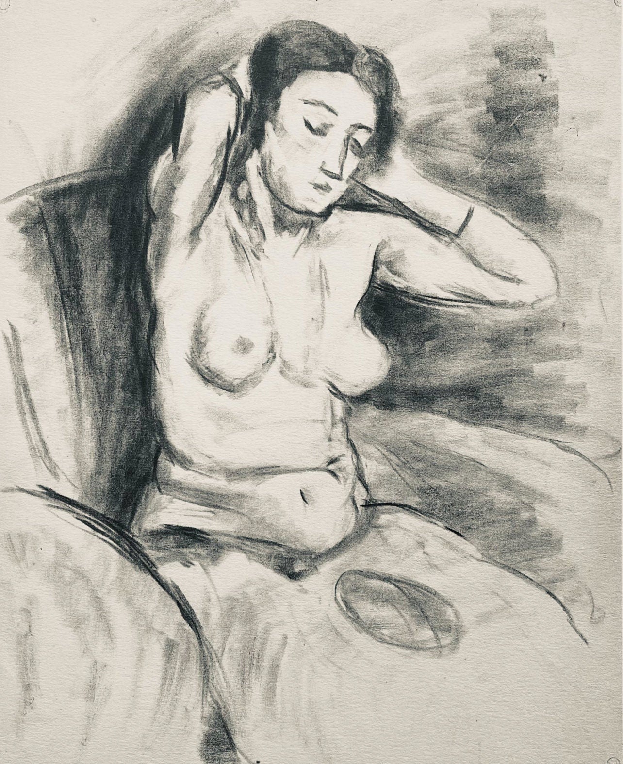 Henri Matisse, Composition (Dutel 3), Dessins de Henri-Matisse, Limited Edition Lithograph