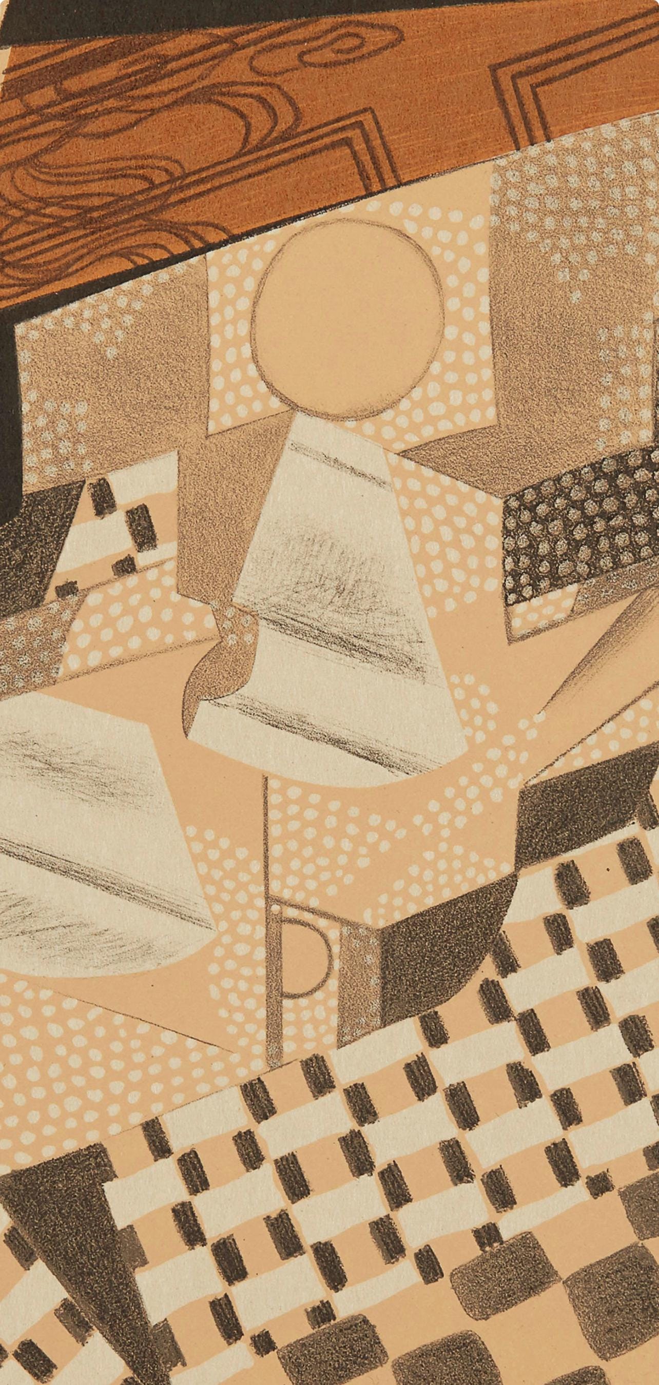 Juan Gris, Loupière (Kahnweiler 1969), Au Soleil du Plafond, Limited Edition Lithograph