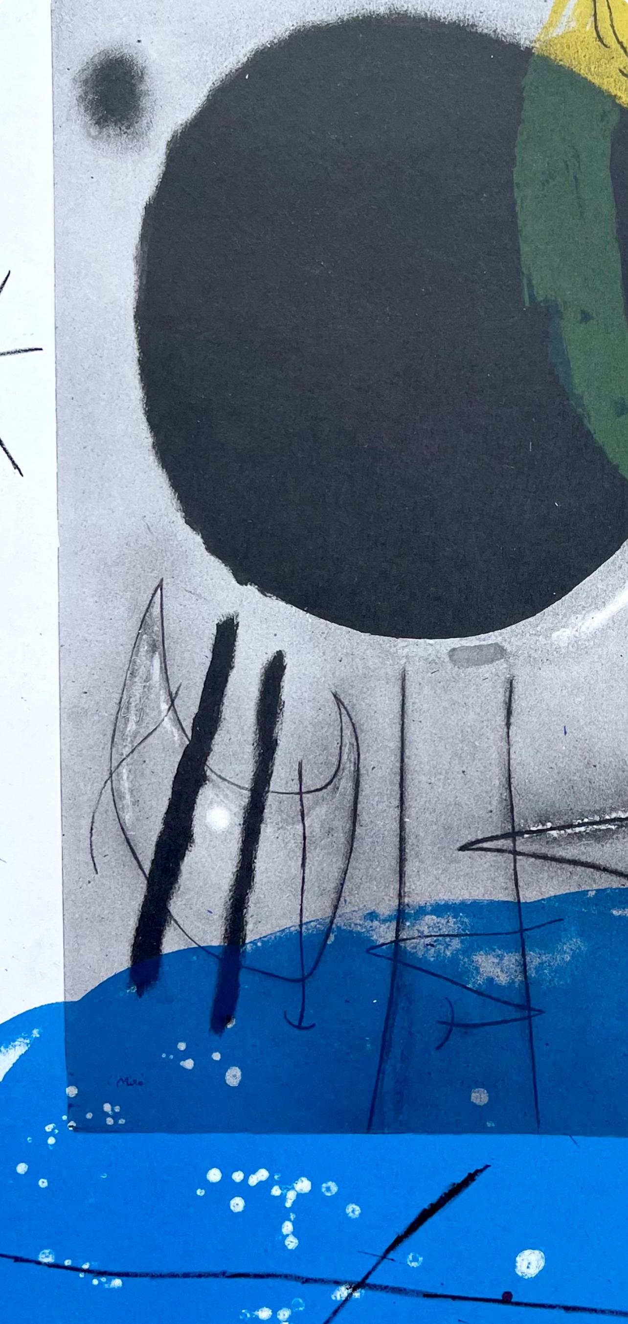 Joan Miró, Composition (Cramer 102; Mourlot 428-449), Derrière le miroir, Limited Edition Lithograph