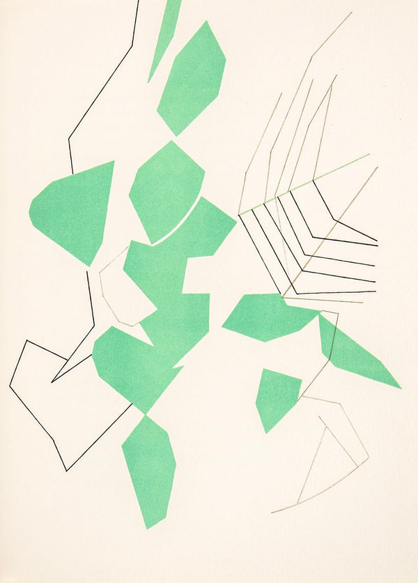 Andre Beaudin, Feuilles évadées, Souvenirs et portraits d'artistes, Limited Edition Lithograph