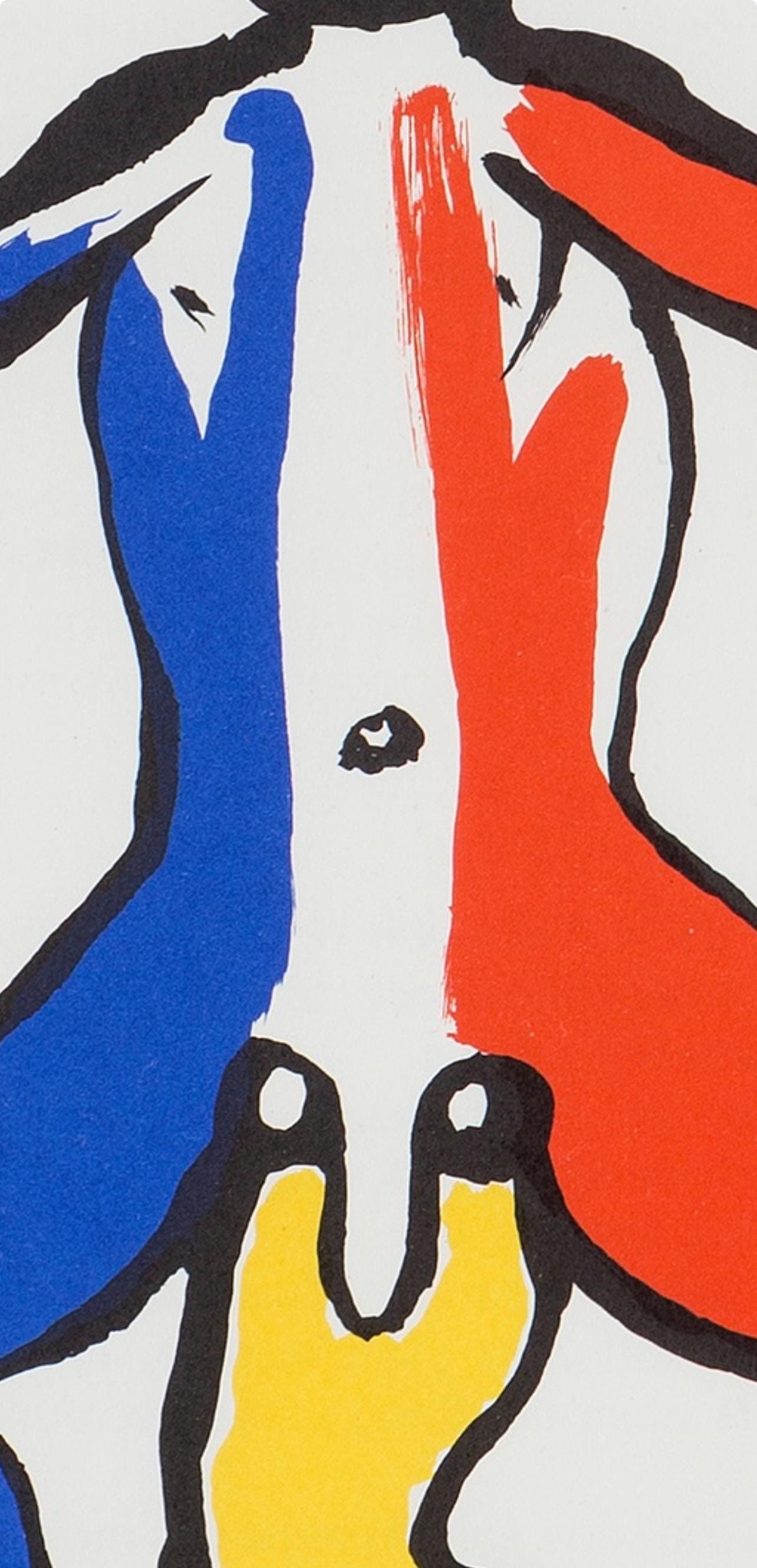 Alexander Calder, Composition, Derrière le miroir, Limited Edition Lithograph