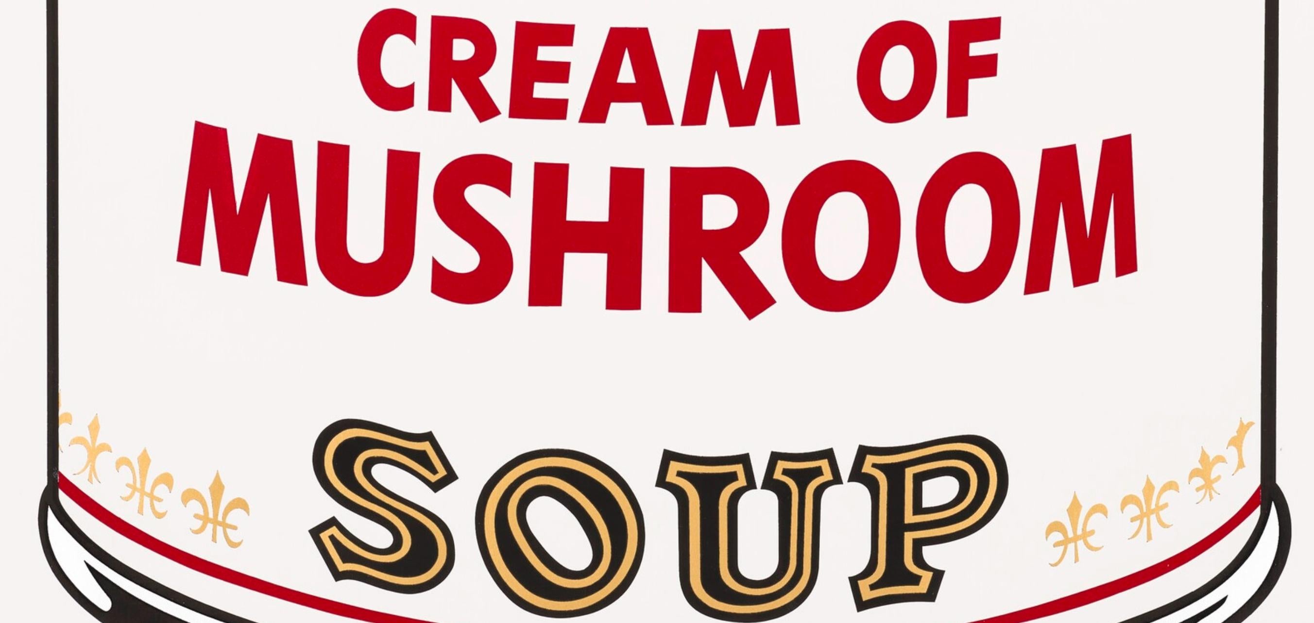 Andy Warhol, Campbell’s Soup, Cream of Mushroom, Official Edition, Sunday B. Morning, Silkscreen