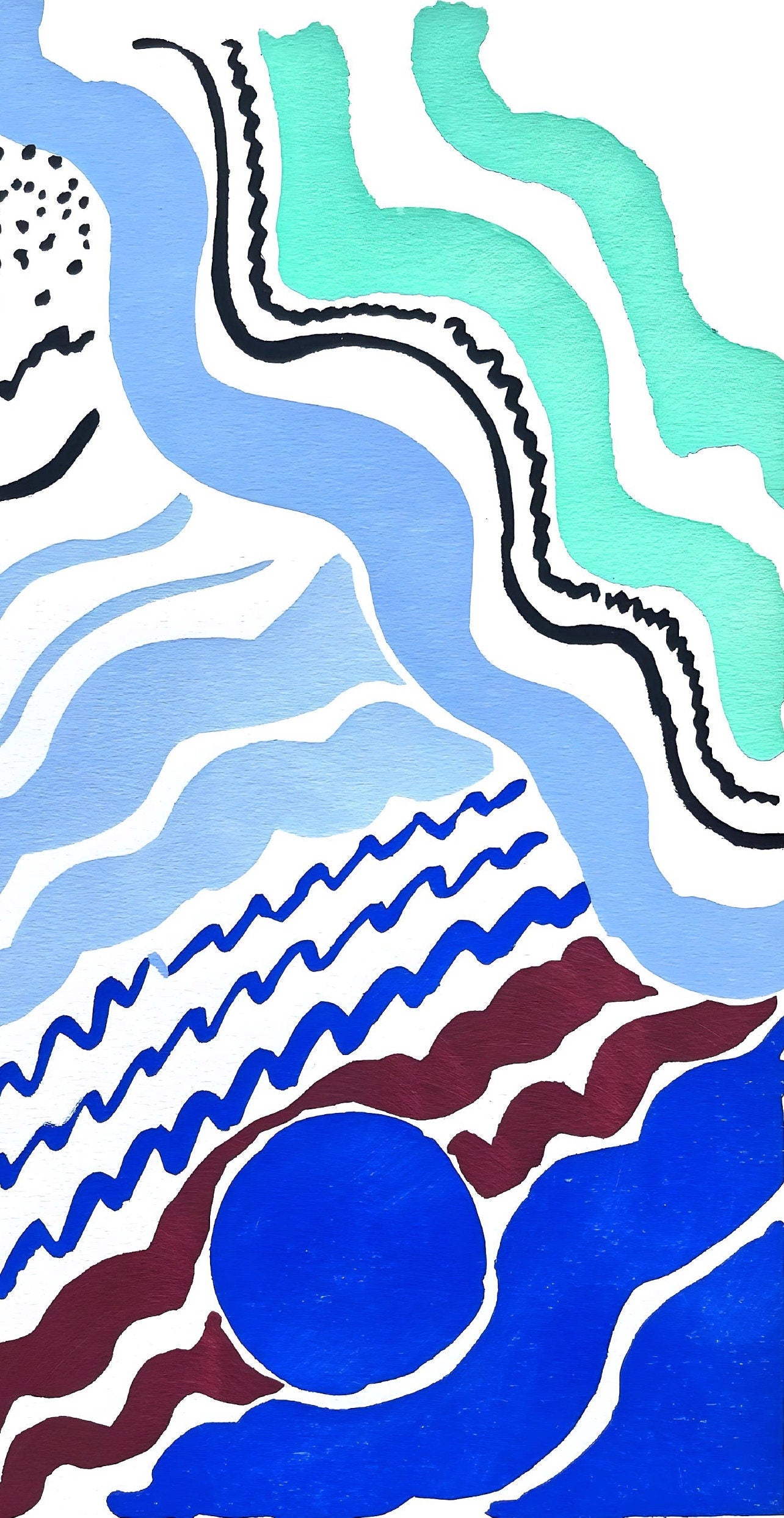 Sonia Delaunay, Planche No. 33, Compositions, couleurs, idées: Sonia Delaunay, Limited Edition Lithograph