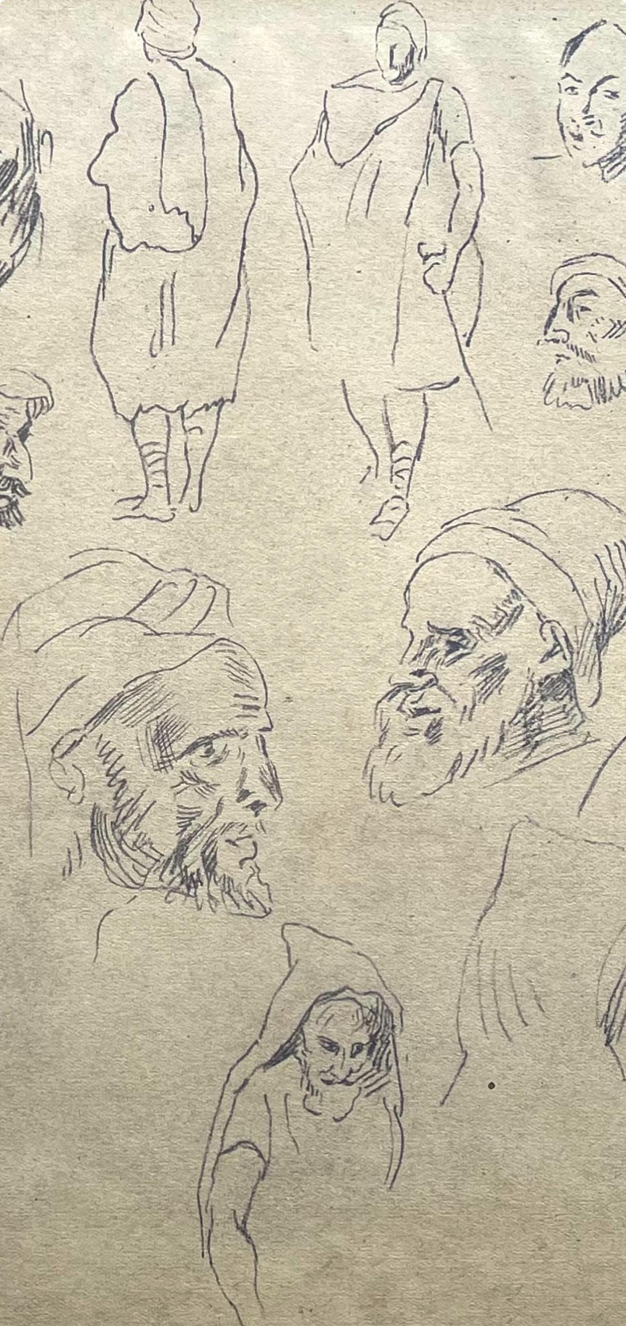 Eugène Delacroix, Composition, Trente et un Dessins et Aquarelles du Maroc, Limited Edition Lithograph
