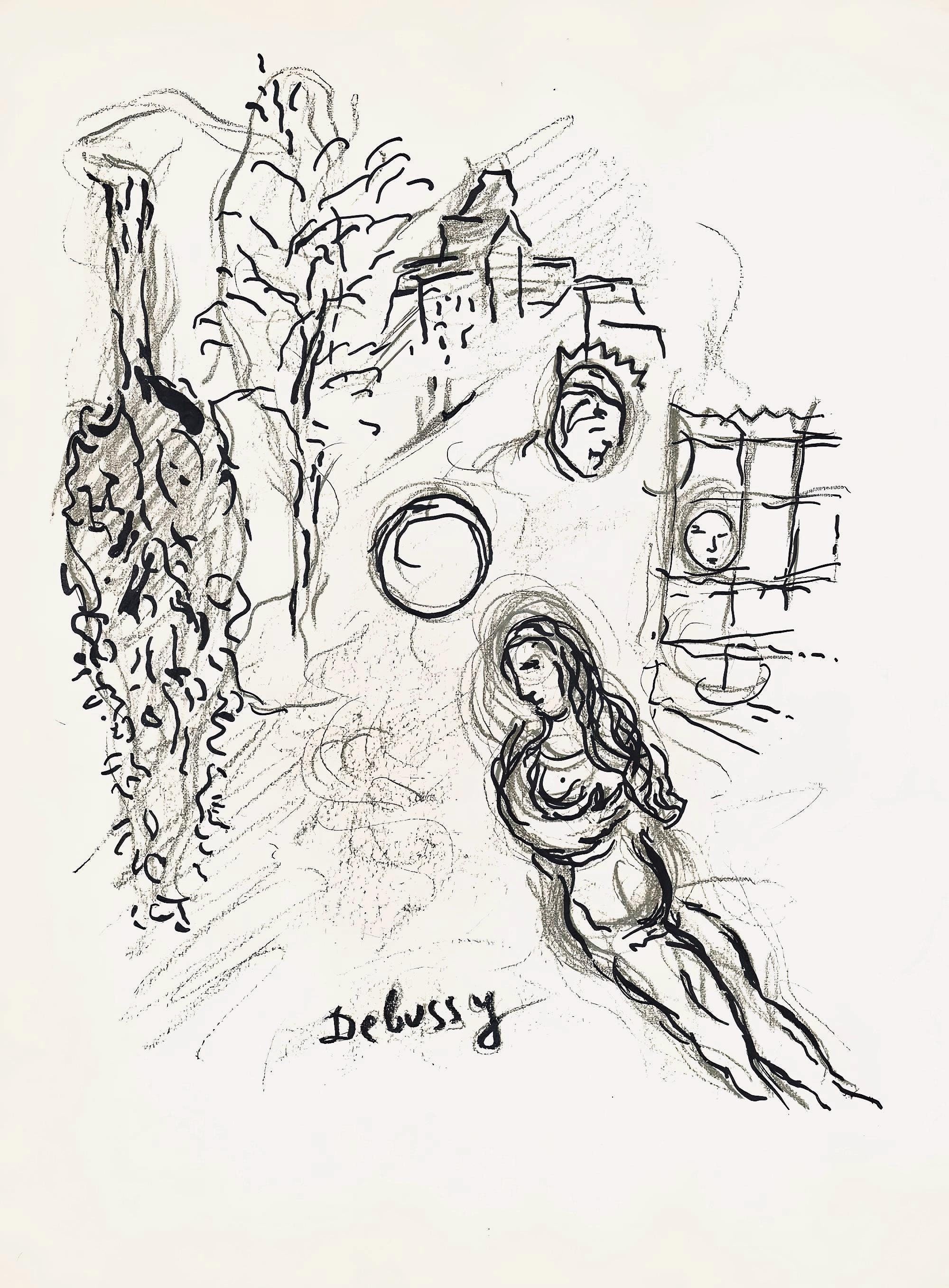 Marc Chagall, Composition (Cramer 61), Le Plafond de l'Opéra de Paris, Limited Edition Lithograph