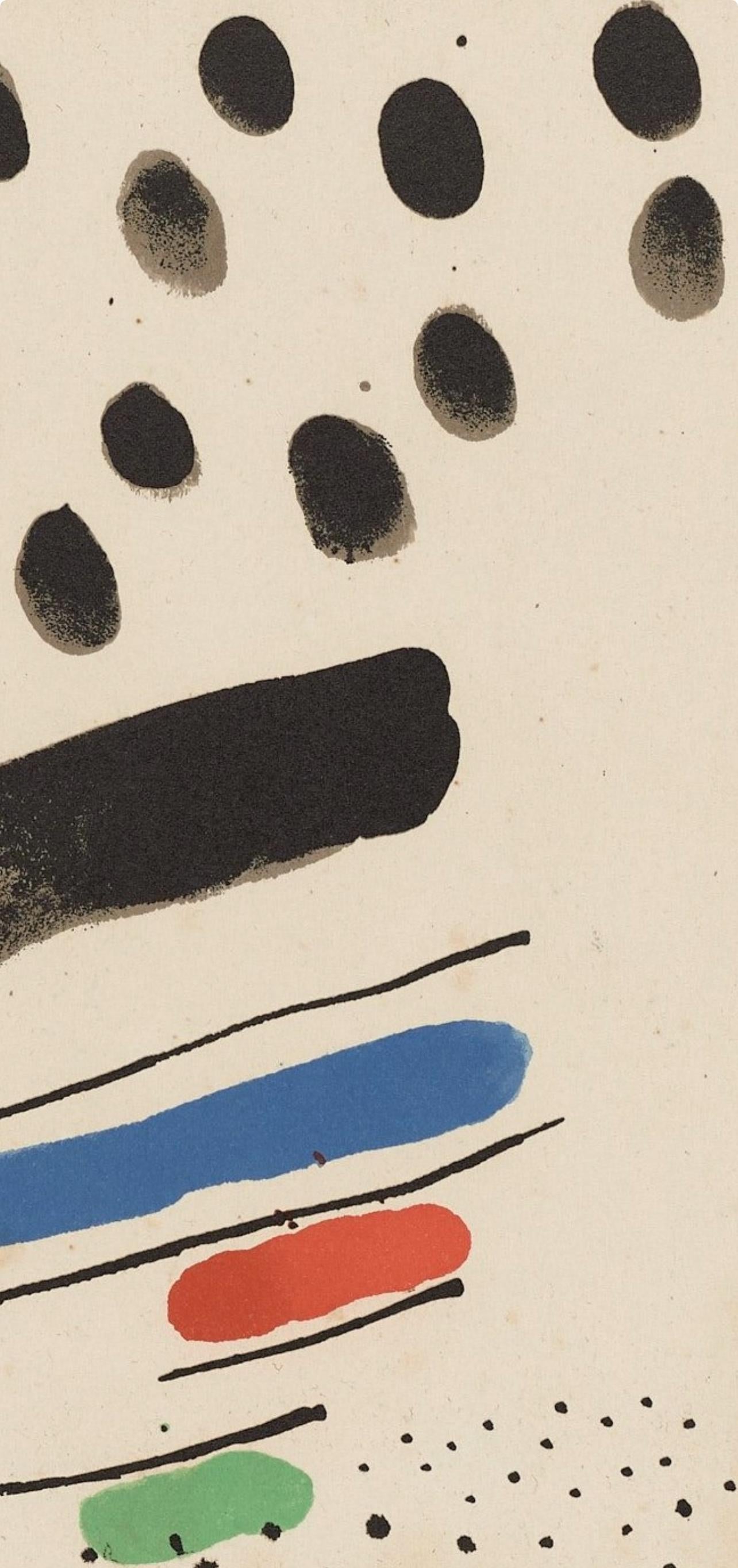 Joan Miró, Composition (Mourlot 872-881; Cramer 164), El tapís de Tarragona, Limited Edition Lithograph