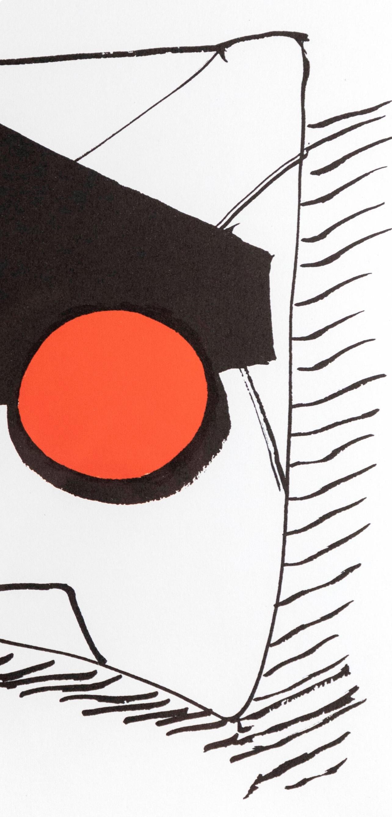Alexander Calder, Composition, Derrière le miroir, Limited Edition Lithograph