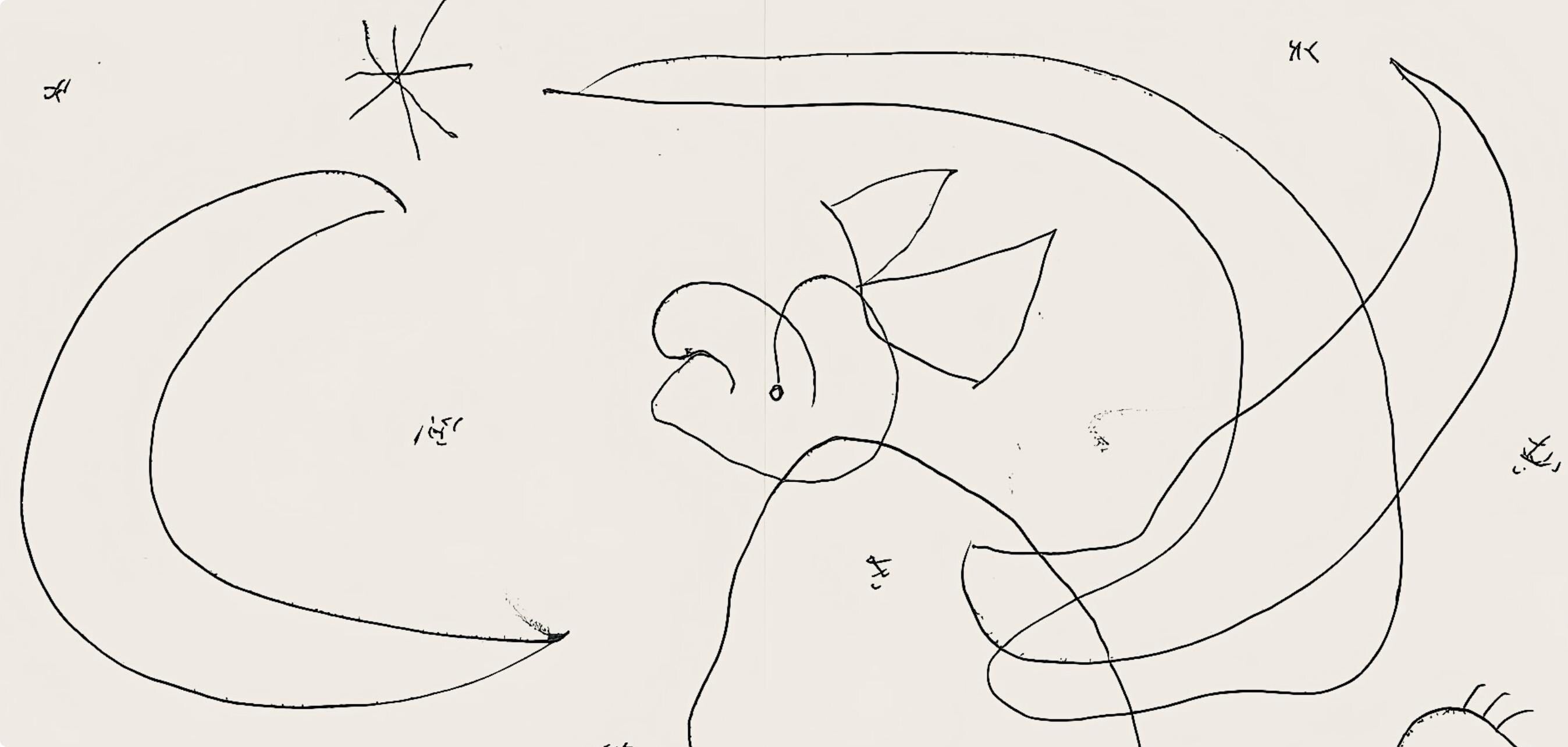 Joan Miró, Composition (Mourlot 872-881; Cramer 164), El tapís de Tarragona, Limited Edition Lithograph