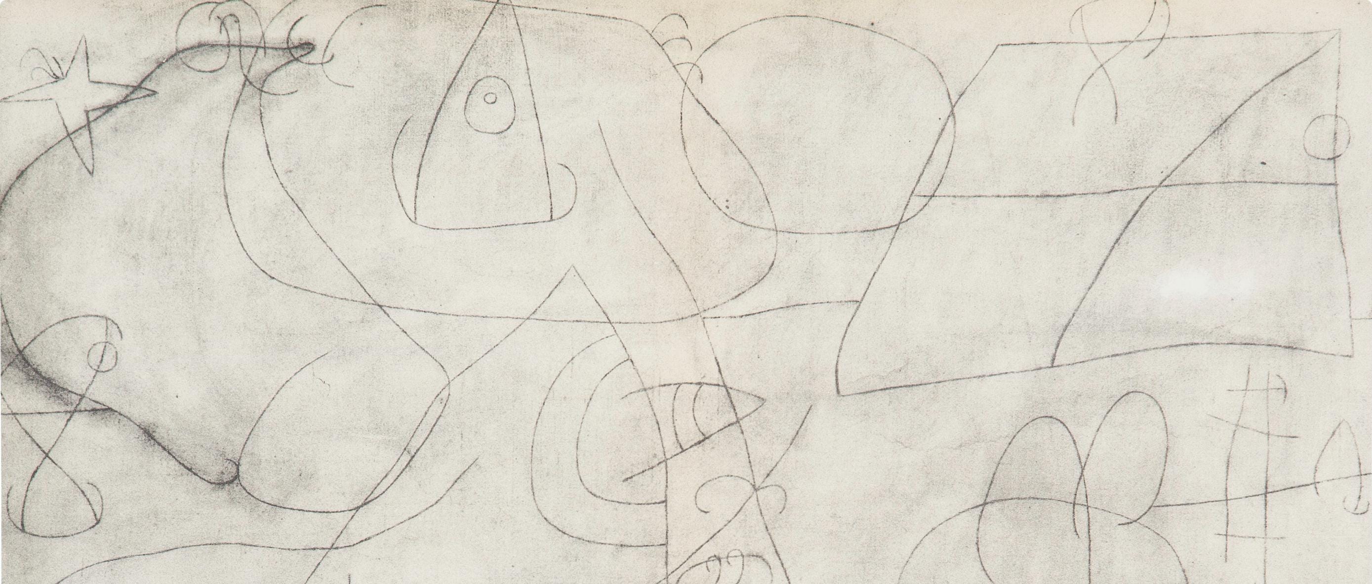Joan Miró, Composition (Cramer 69; Dupin 292; Mourlot 286-294), Miró 1959-1960, Limited Edition Lithograph